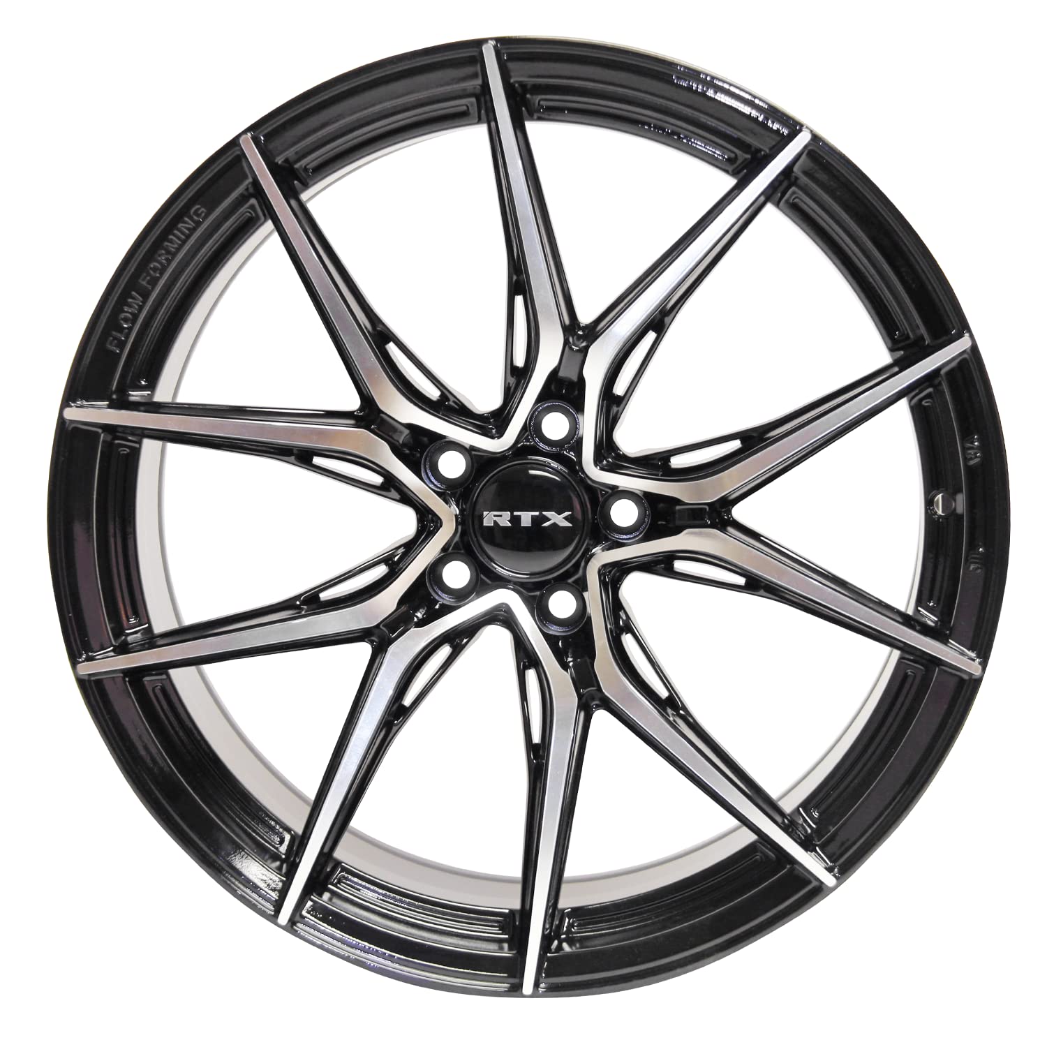 RTX® (RTX) • Slick • 082819 • Black Machined • 19x8.5 5x114.3 ET42 CB73.1