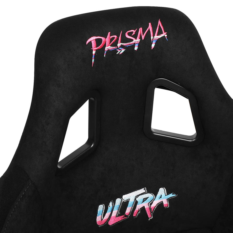 NRG Innovations Universal NRG-FRP-302BK-ULTRA Fixed Back Bucket Racing Seat for 5-Point Harnesses, Size L, Black Seat Cover,24" W X 35" H X 18" D