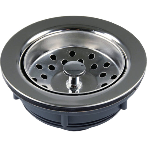 Large JR Products Kitchen Strainer - Chrome