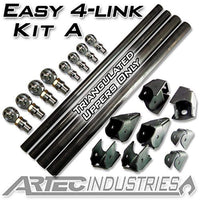 Artec Industries Easy LK0004-GNKQ 4 Link Kit A No Tube All 1.25" Rod Ends, 1 Pack