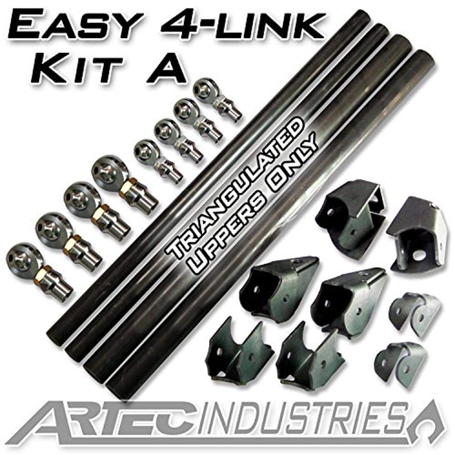 Artec Industries Easy LK0004-GNKQ 4 Link Kit A No Tube All 1.25" Rod Ends, 1 Pack