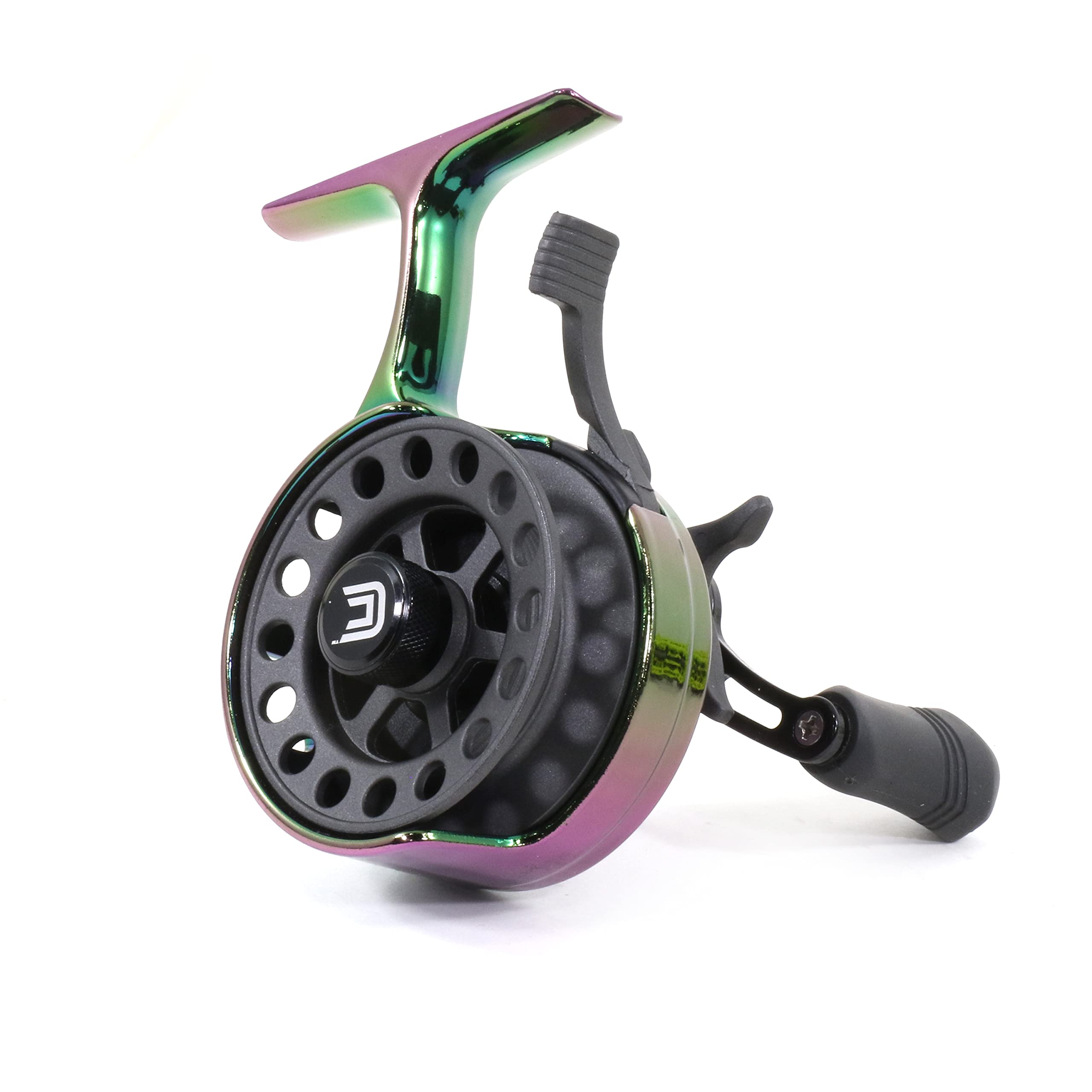 Gravity CLAM Ice Fishing Reel – Ultra-Light 5 oz, 3.6:1 Gear Ratio & 3+1 Bearings – Smooth & Reliable Left-Hand Retrieve