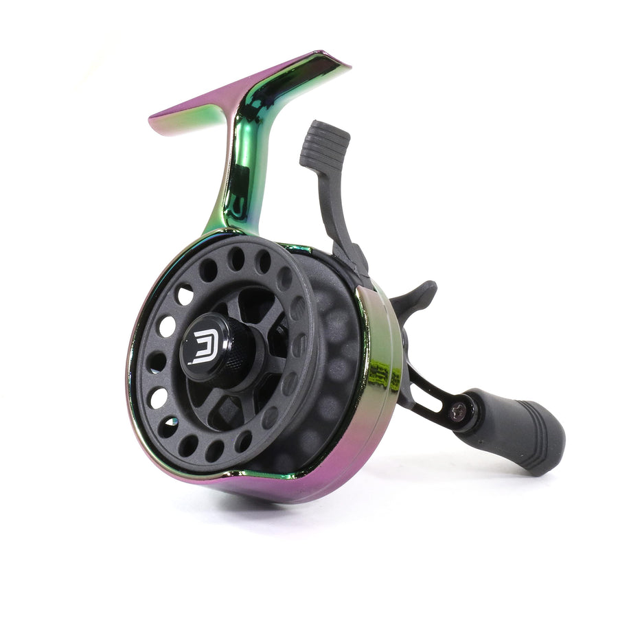 Gravity CLAM Ice Fishing Reel – Ultra-Light 5 oz, 3.6:1 Gear Ratio & 3+1 Bearings – Smooth & Reliable Left-Hand Retrieve