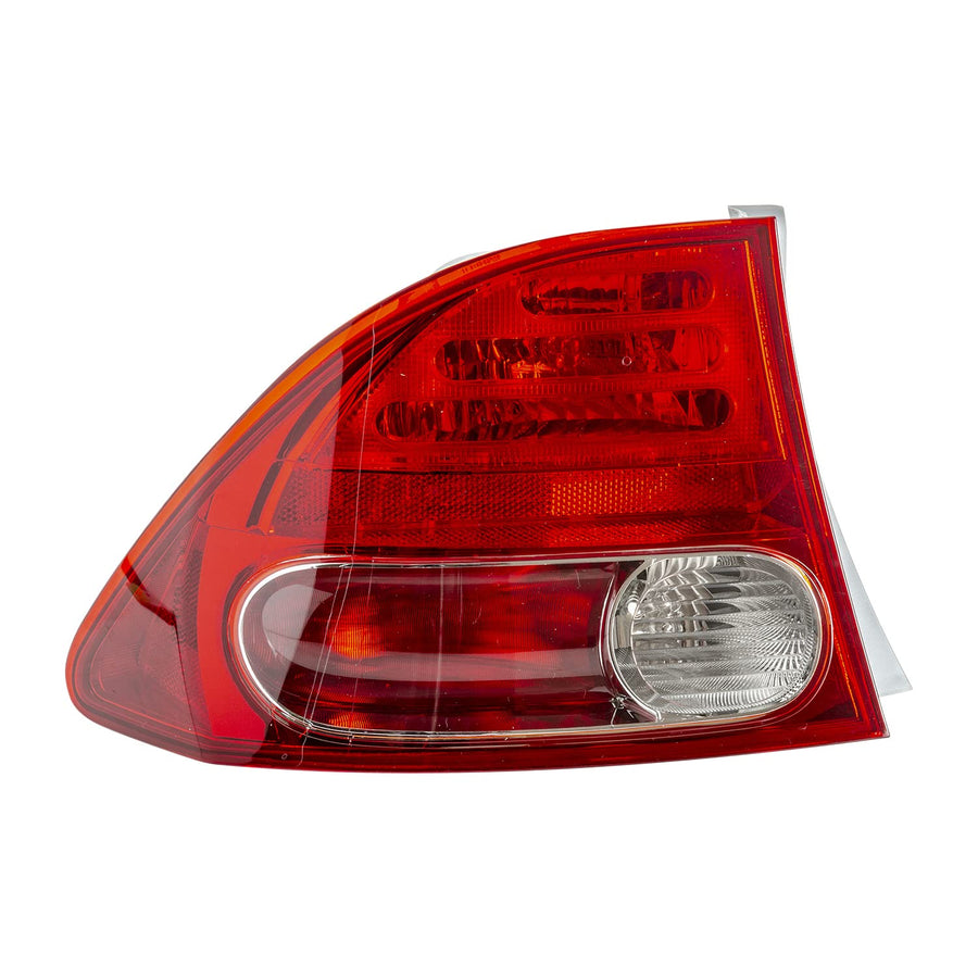 Left TYC Tail Light Assembly Compatible with 2006-2008 Honda Civic