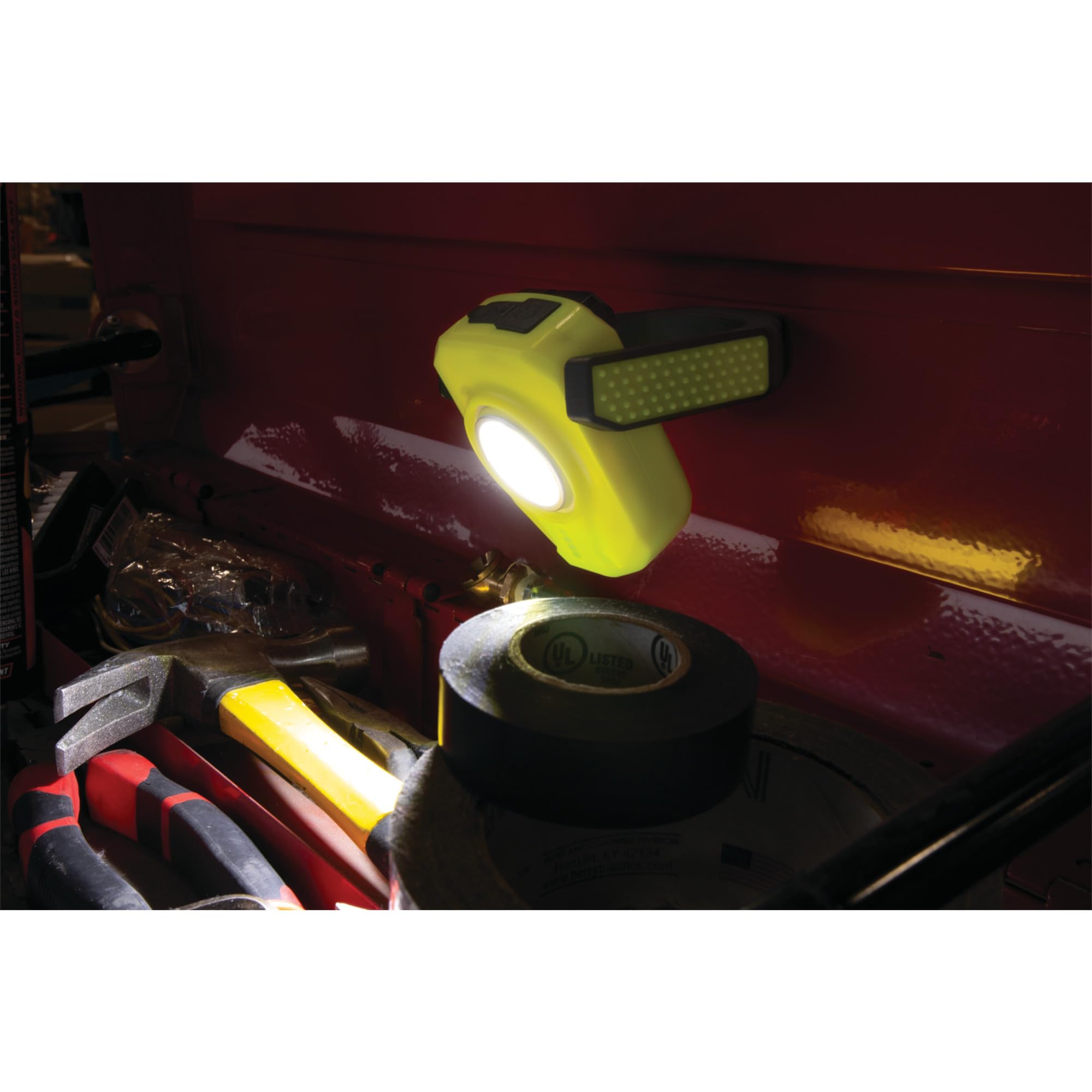 1000 Lumen Performance Tool COB Rechargeable Work Light with Magnetic Flexible Hand and Hook