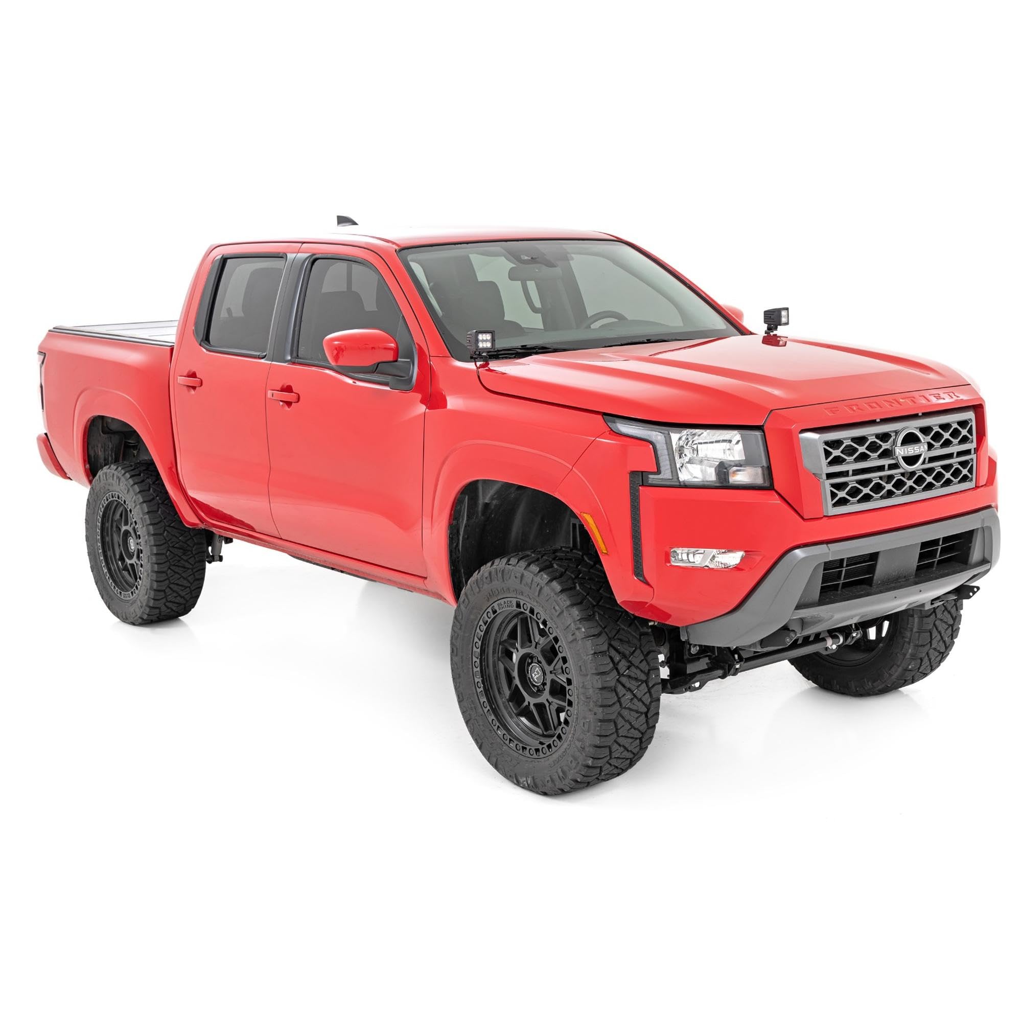 Rough Country 2" LED Ditch Light Kit DRL for Nissan Frontier (2022-2024 - White DRL