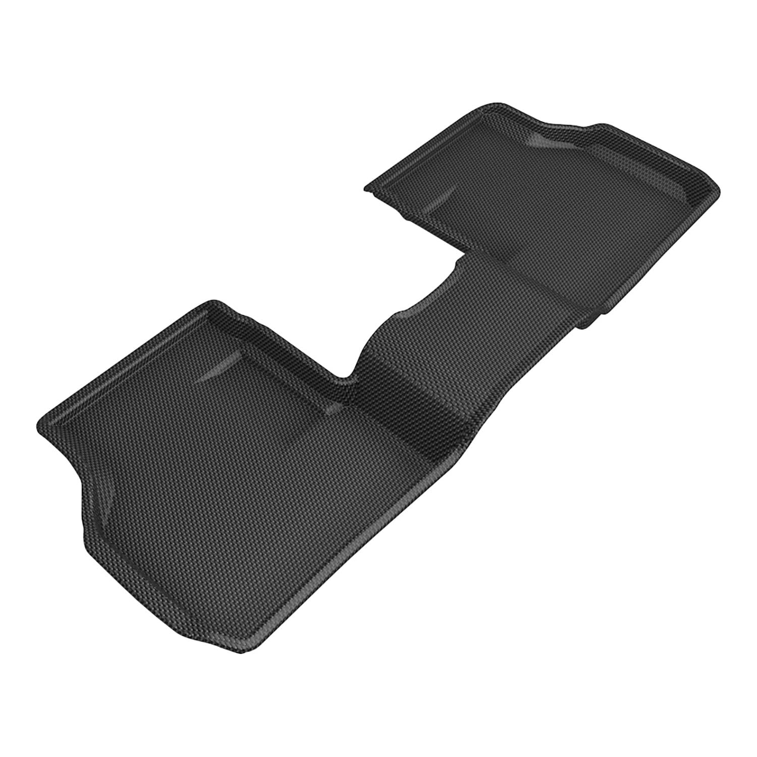 3D MAXpider Kagu Custom Fit Floor Mat (Black) Compatible with Dodge Hornet 2023-2025 / Alfa Romeo Tonale 2024-2025 - Second Row