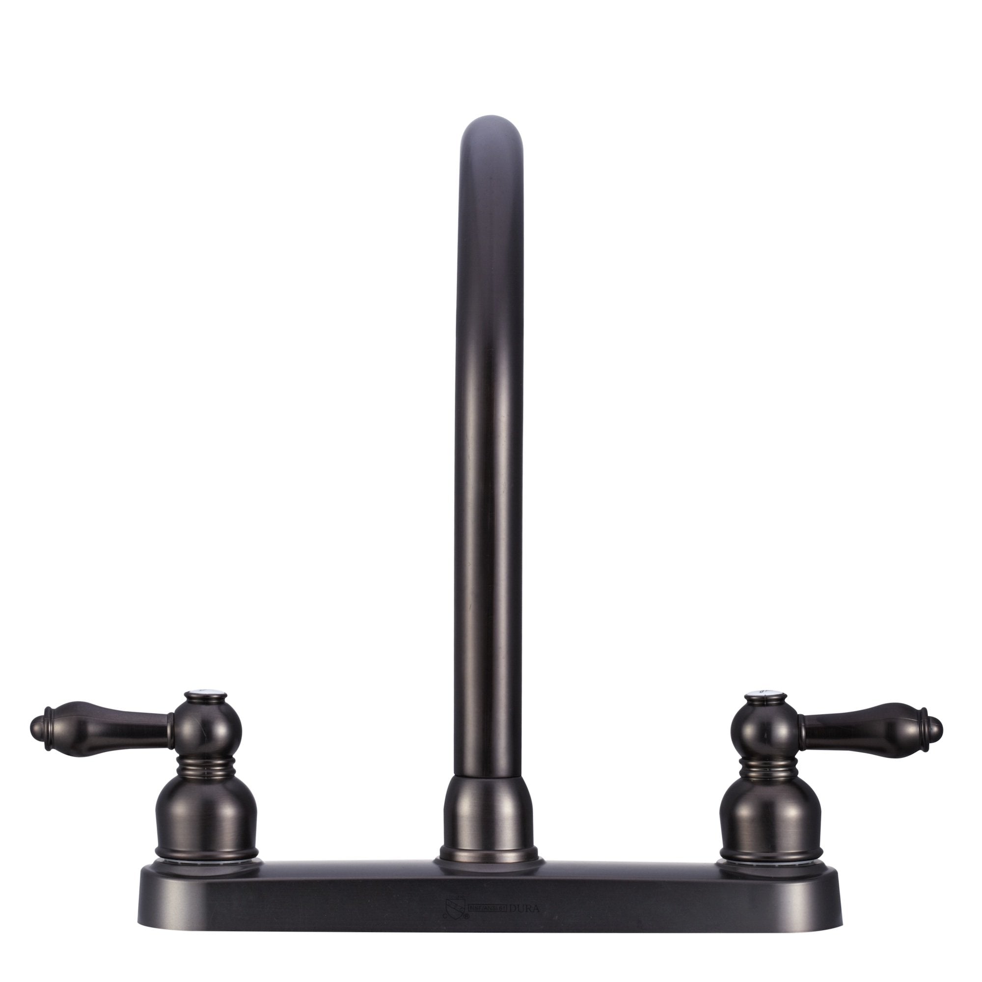 Dura Faucet RV DF-PK340L-VB Non-Metallic Kitchen Sink J-Spout Faucet (Venetian Bronze)
