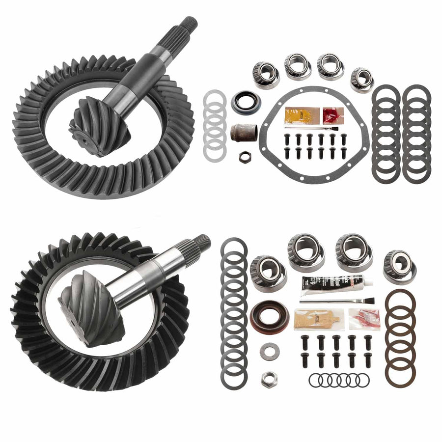 Motive Gear Differential Ring & Pinion MGK-204 For Dana 44 Front & GM 8.875" Rear Axles Ratio 4.56, 10/12-Bolt, 26/30 Spline, 11/9 Pinion & 50/41 Ring Tooth - Fits Chevy/GMC K10, Includes Timken Kits