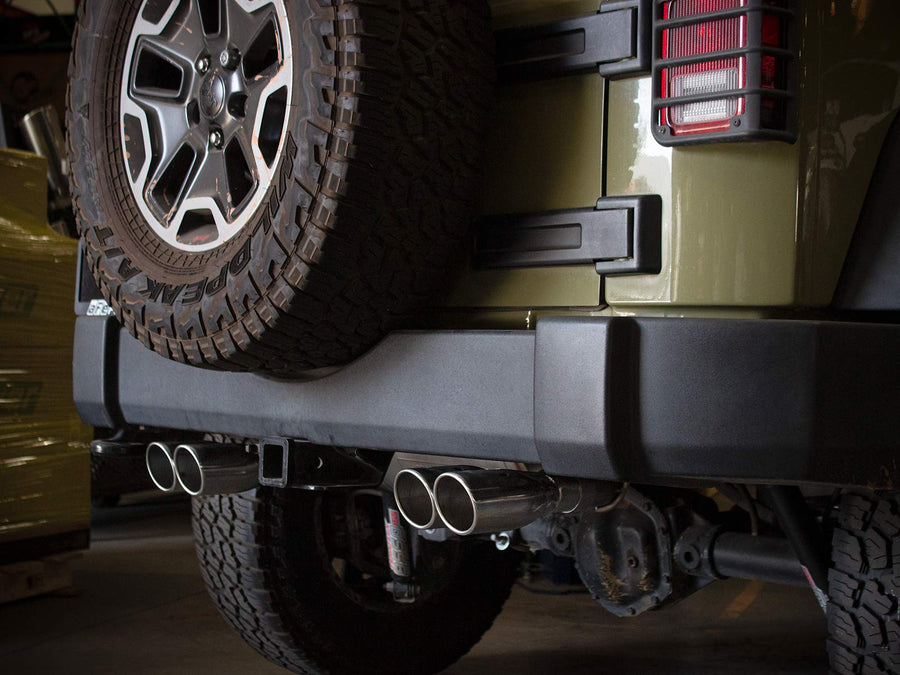 Vulcan Series aFe Power 2-1/2 IN 304 Stainless Steel Cat-Back Exhaust System Polished