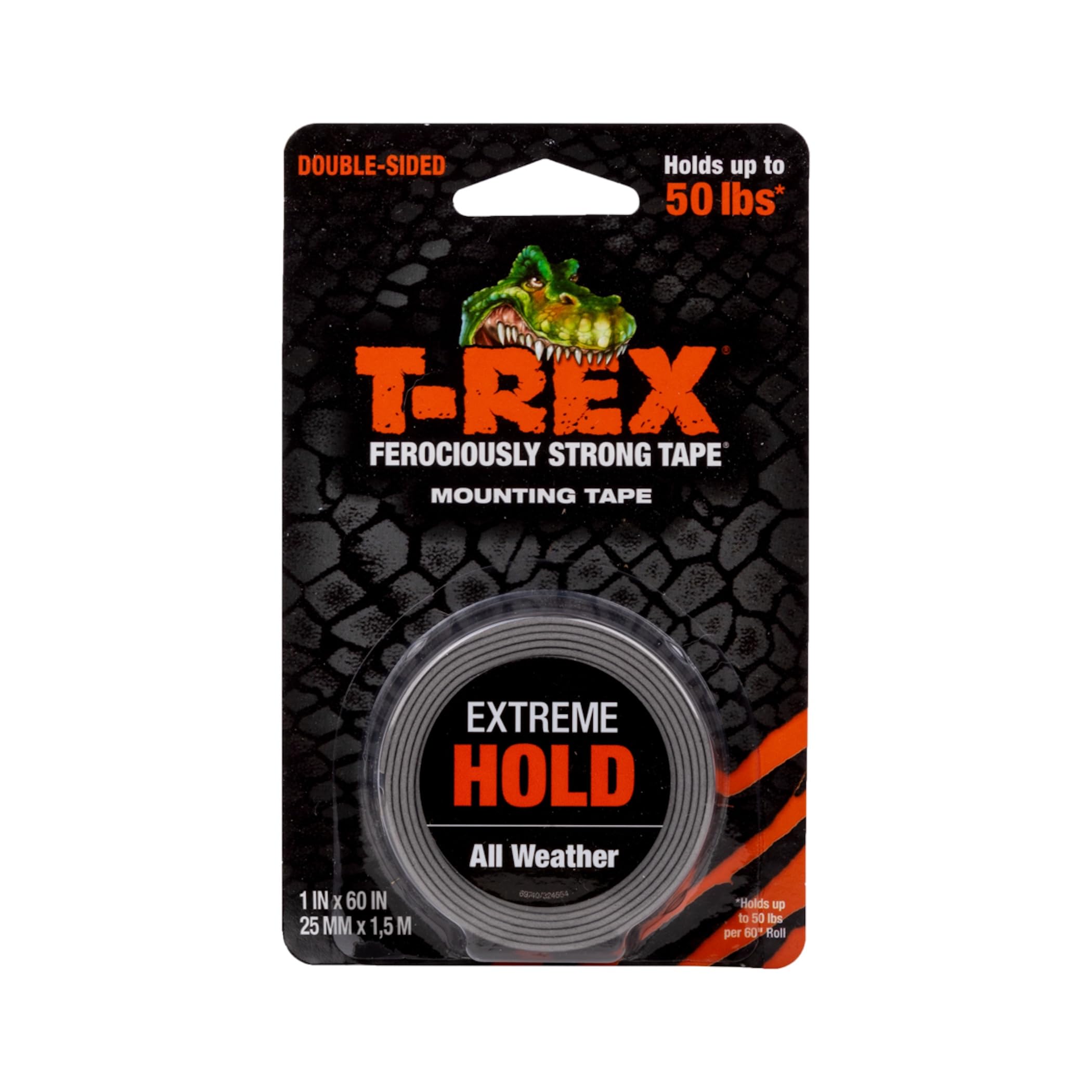 Waterproof T-REX Mounting Tape, Black (285337)