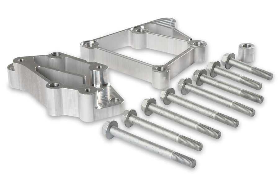 LS Accessory Drive Bracket Holley 21-2 - Installation Kit for Middle Alignment