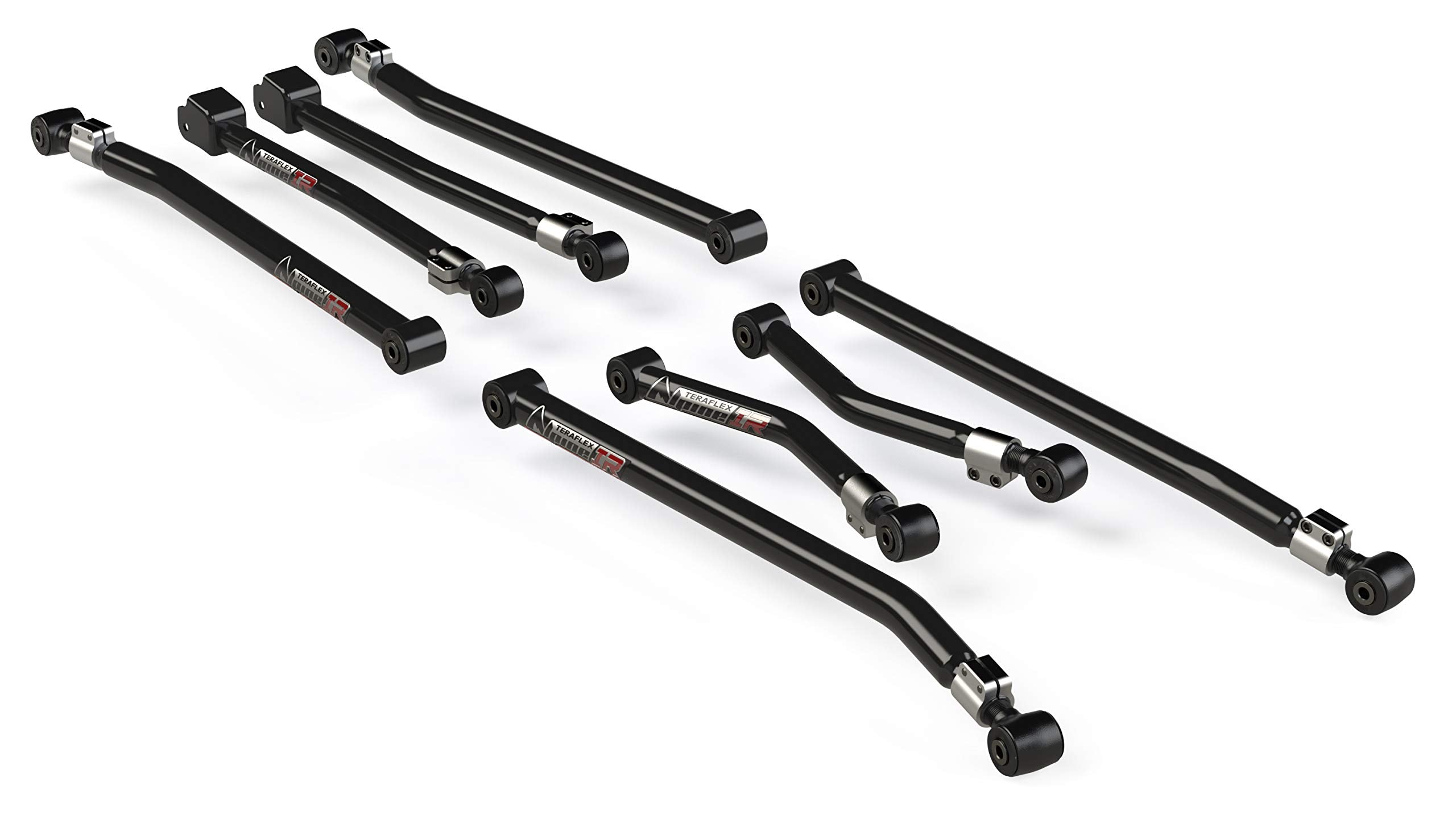 Alpine IR Long Control Arm Kit - TeraFlex JK - 8-Arm Adjustable (3-6” Lift) - Arms Only