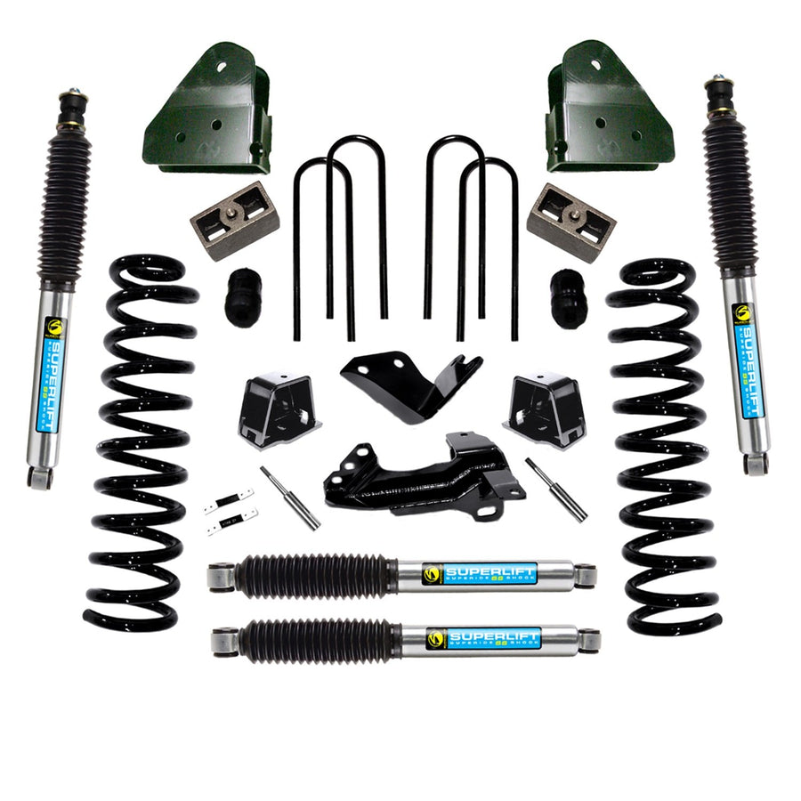 SUPERLIFT REALTRUCK SUSPENSION 4" Lift Kit for Ford F-250/F-350 | Complete Lift Kit with Front & Rear Bilstein 5100 Series Shocks | K796B | Fits 2005-2007 Ford F-250 / F-350