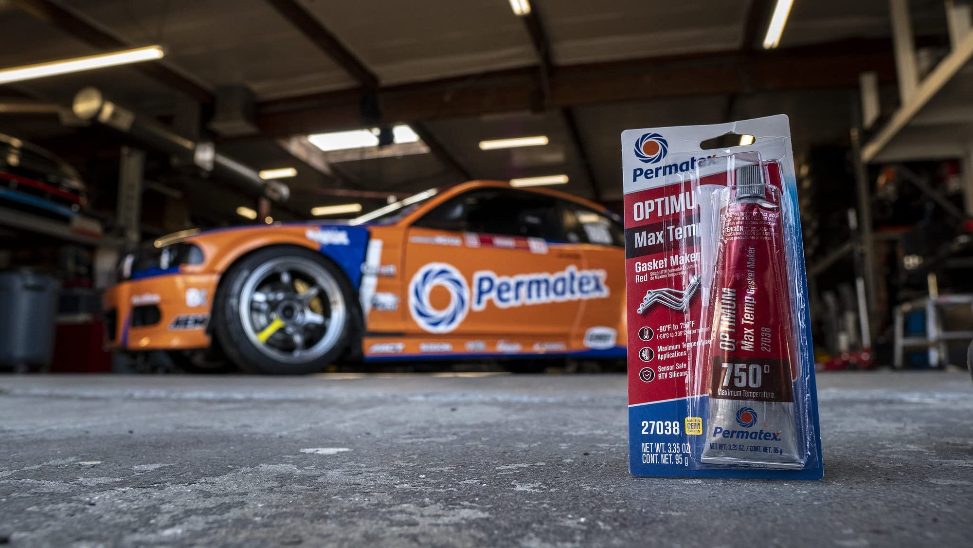 Optimum Red Permatex 27038 High Temperature Gasket Maker, 3 oz