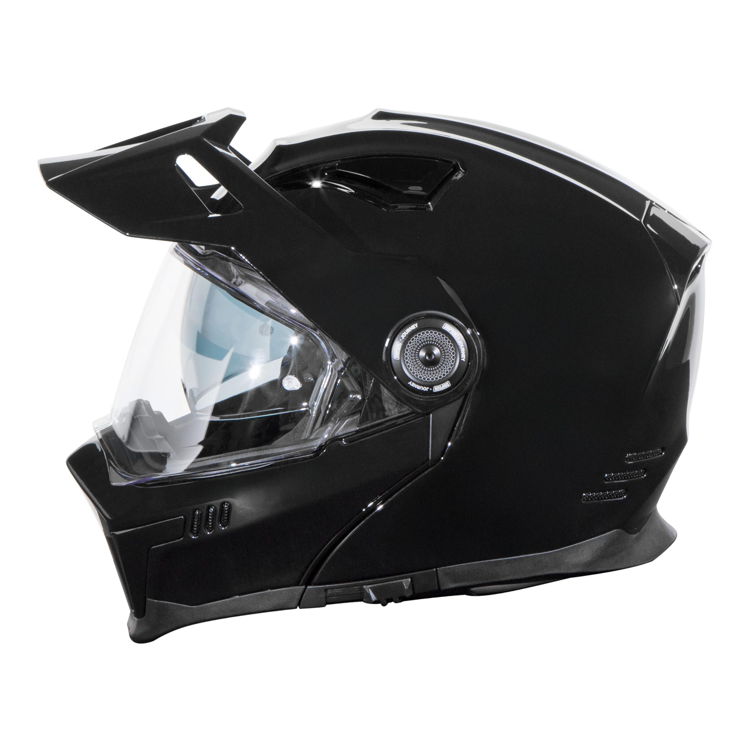 Simpson Motorcycle Helmet Journey Bandit - Black - Small | Off Road Dirt Bike UTV Motocross ATV | Modular Full-Face Flip Up | Clear Pinlock Anti-Fog Visor Shield | DOT ECE Certified (JB2SM)