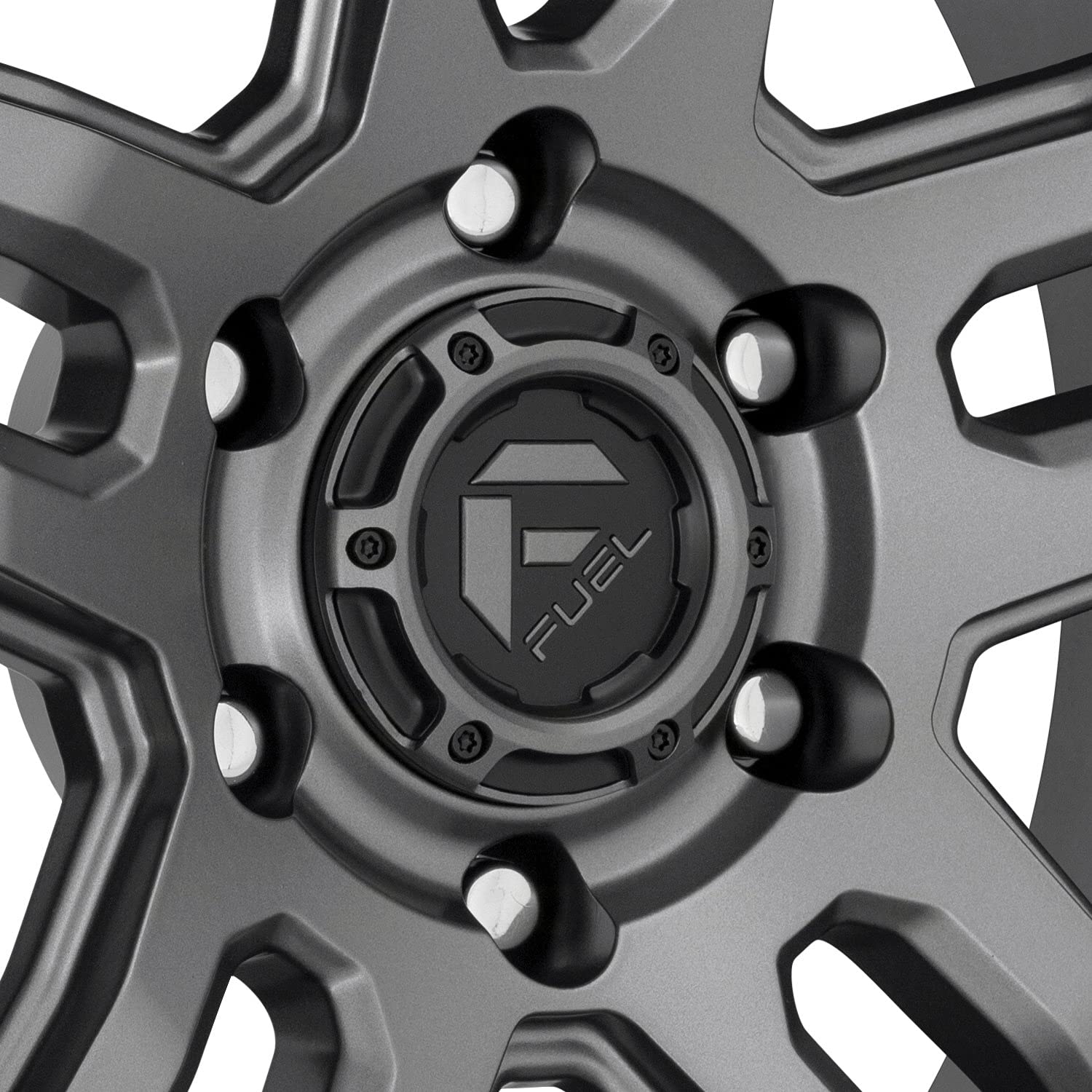 20x9 D701 AMMO, Bolt Pattern: 6x5.5/, Offset: 20, MATTE GUN METAL BLACK BEAD RING, set of 1