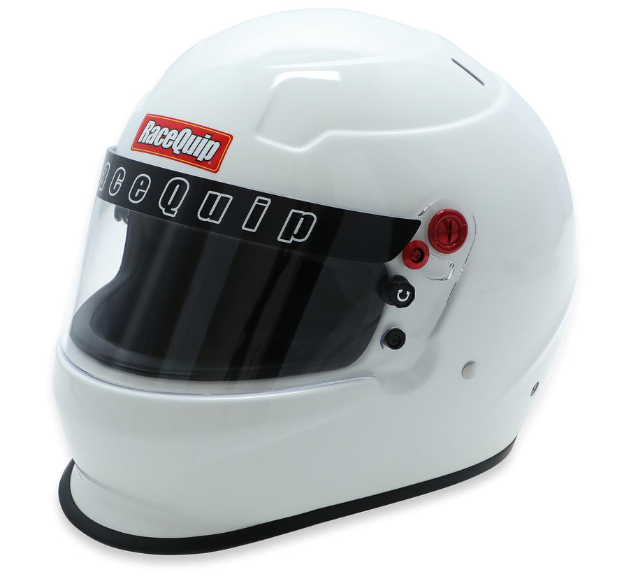 PRO20 Series RaceQuip Full Face Helmet Gloss White Snell SA2020 Rated 2X-Large 276117