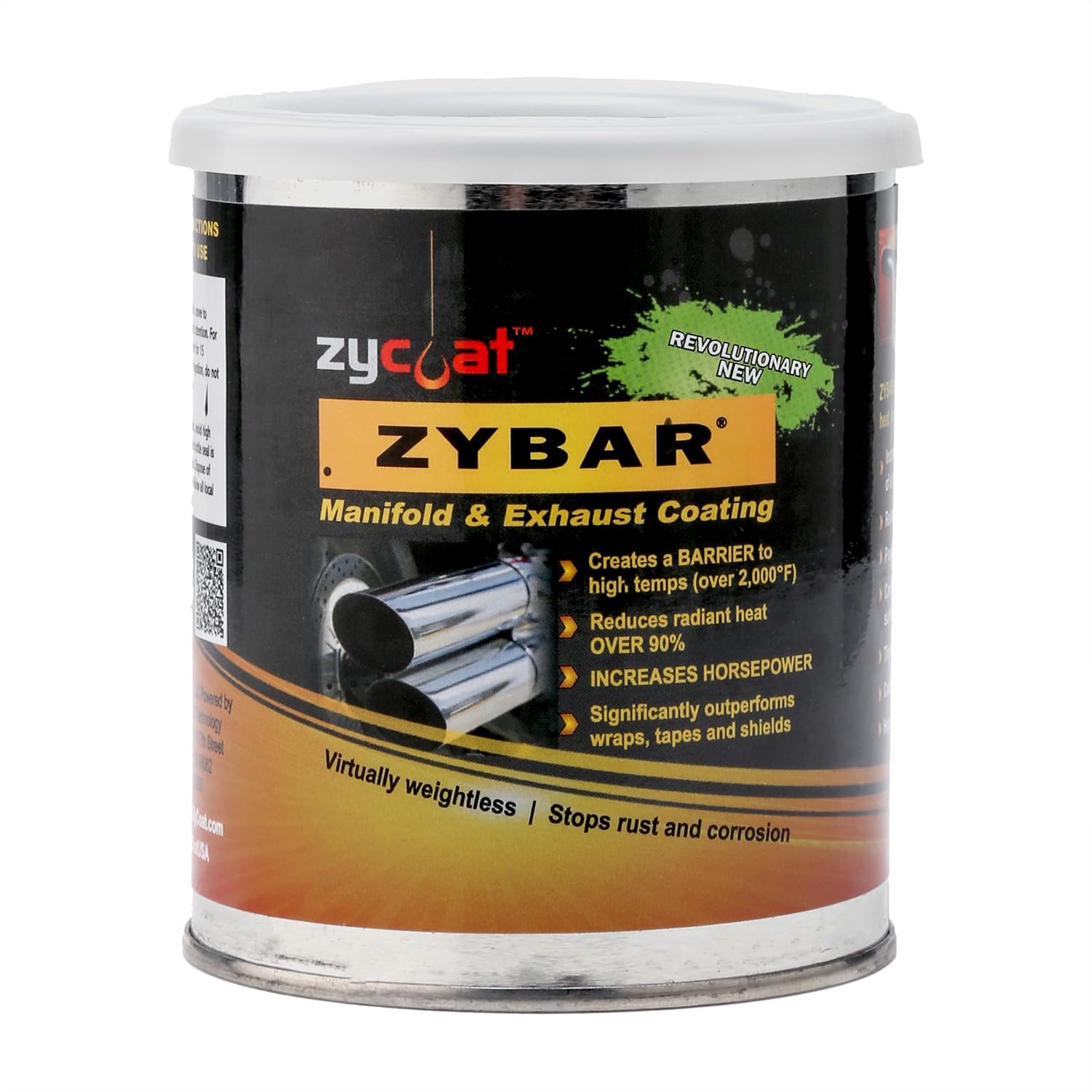 ZyBar ZyCoat 12016 High Temperature Coating - Medium Gray, 16 Ounce