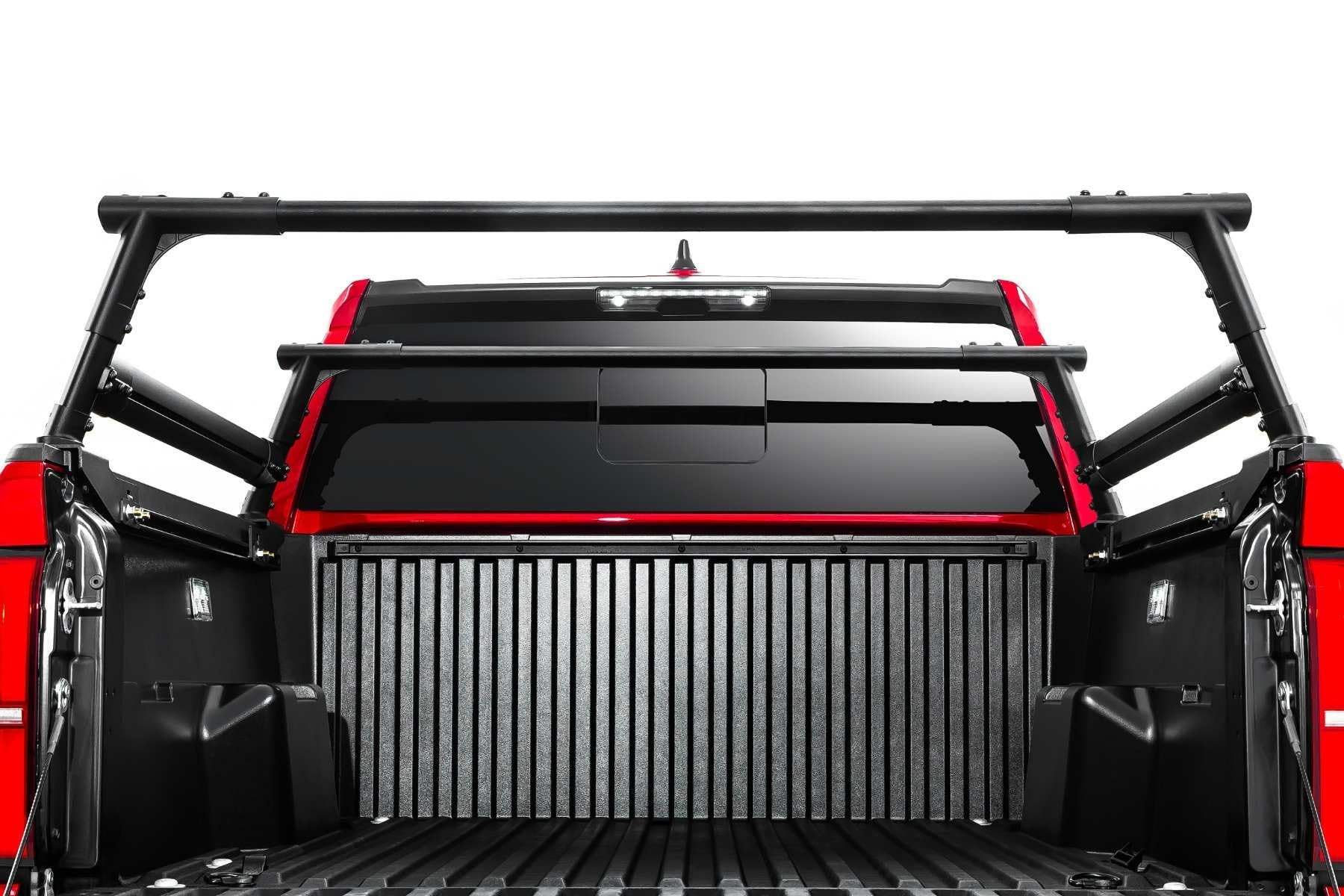Rough Country Bed Rack Full-Height for Toyota Tacoma (2024-2025) - Modular Aluminum Truck Rack for Cargo Racks, Rooftop Tents, Ladders & Overland Gear