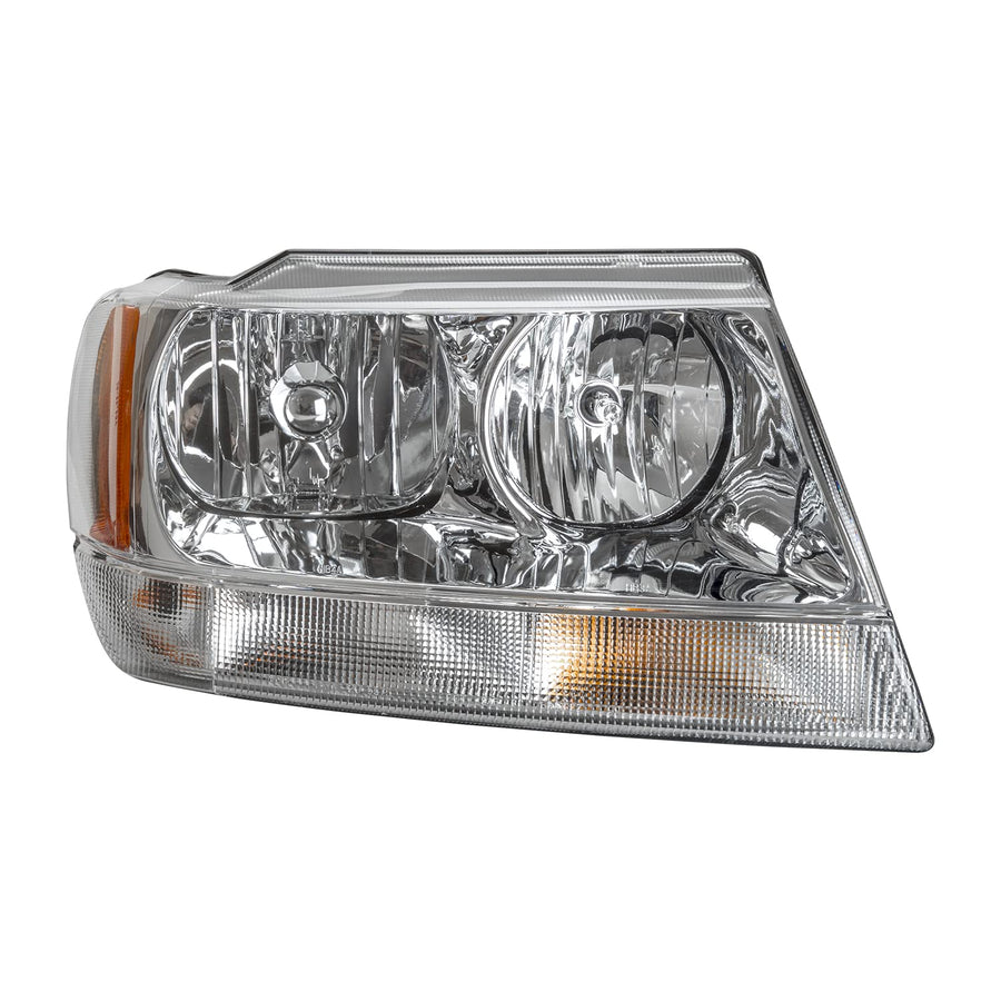 Right TYC Headlight Assembly Compatible with 1999-2004 Jeep Grand Cherokee