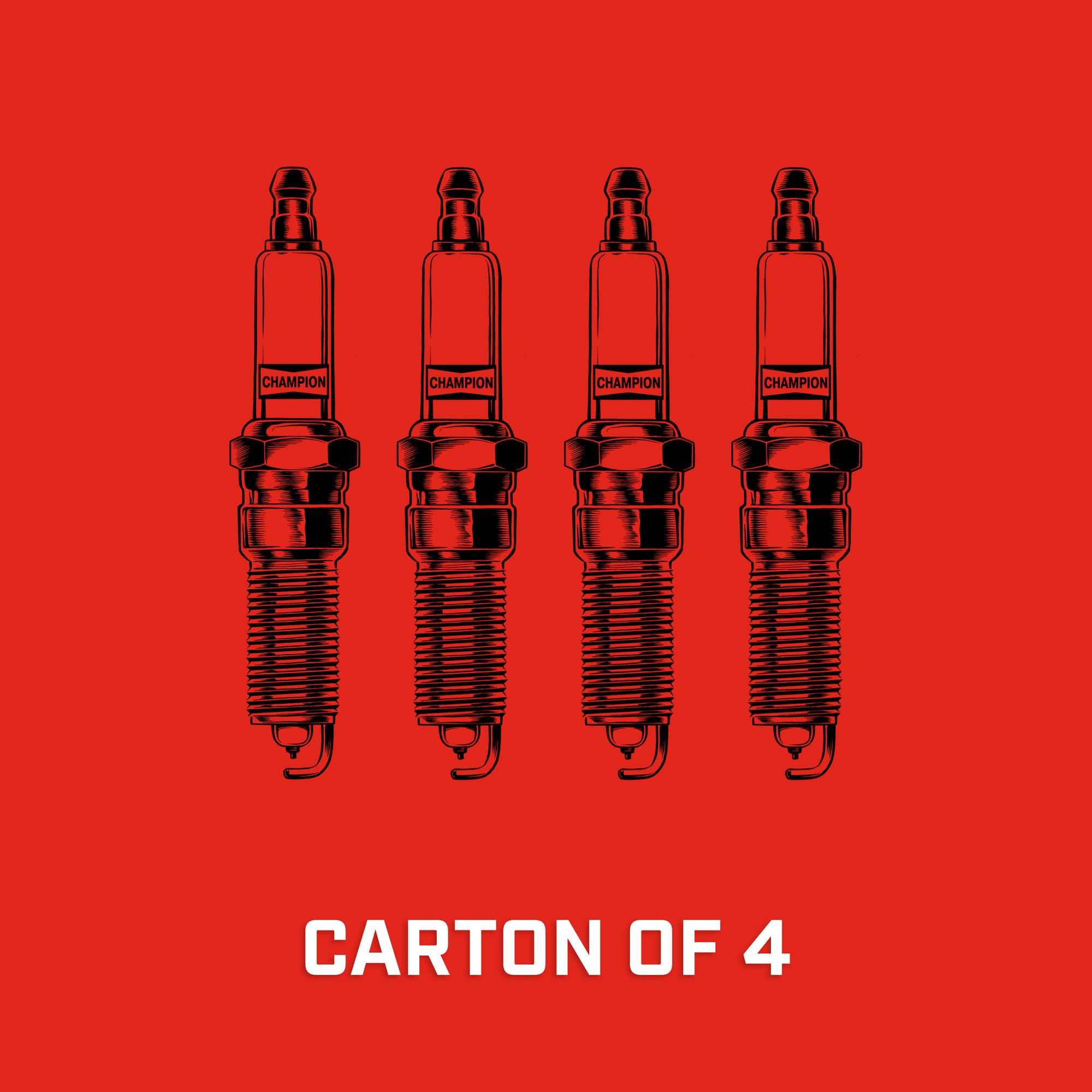 Copper Plus Champion 318 Spark Plug - RC12MC4