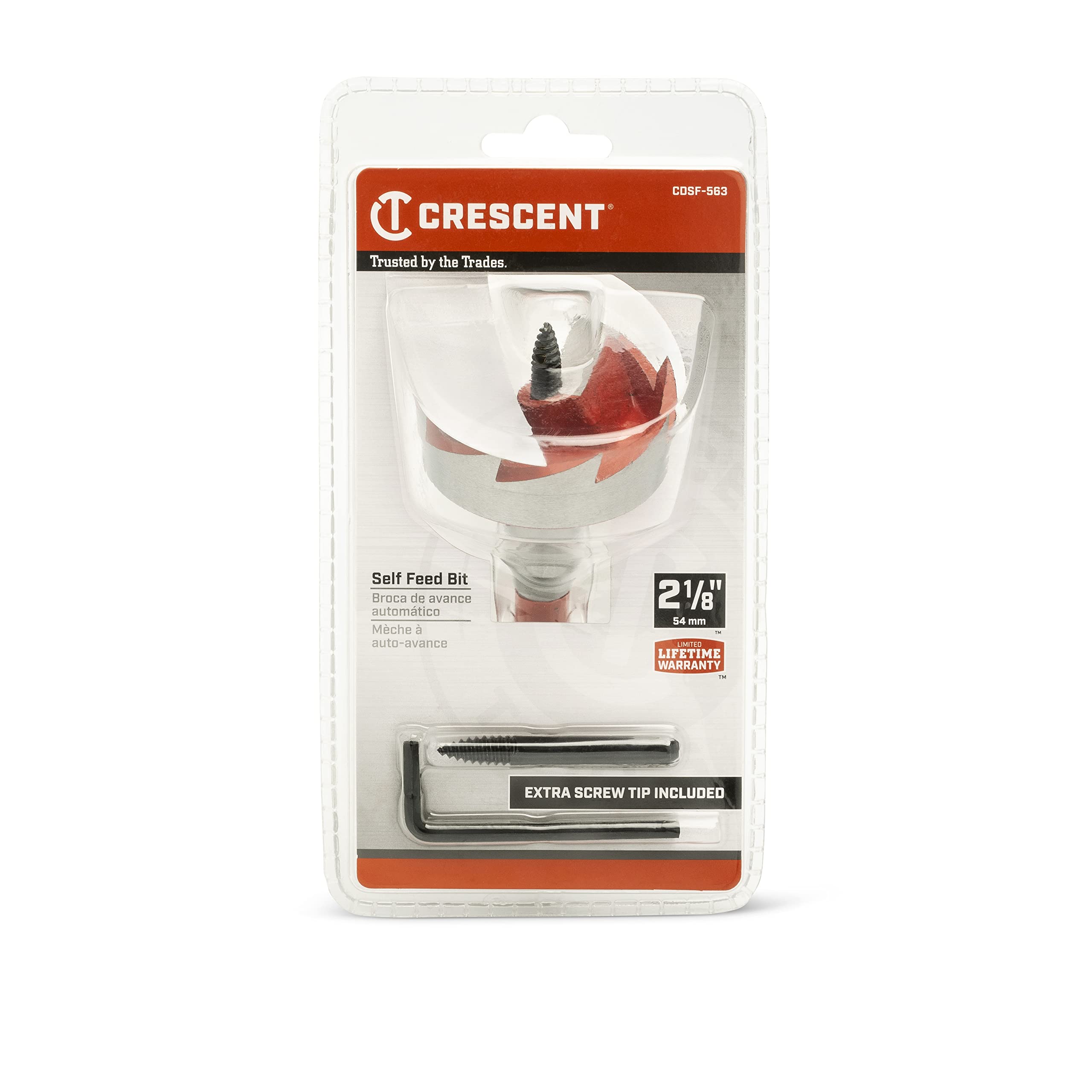 Self Feed Crescent Drill Bit | 5" x 2-1/8" | CDSF-563