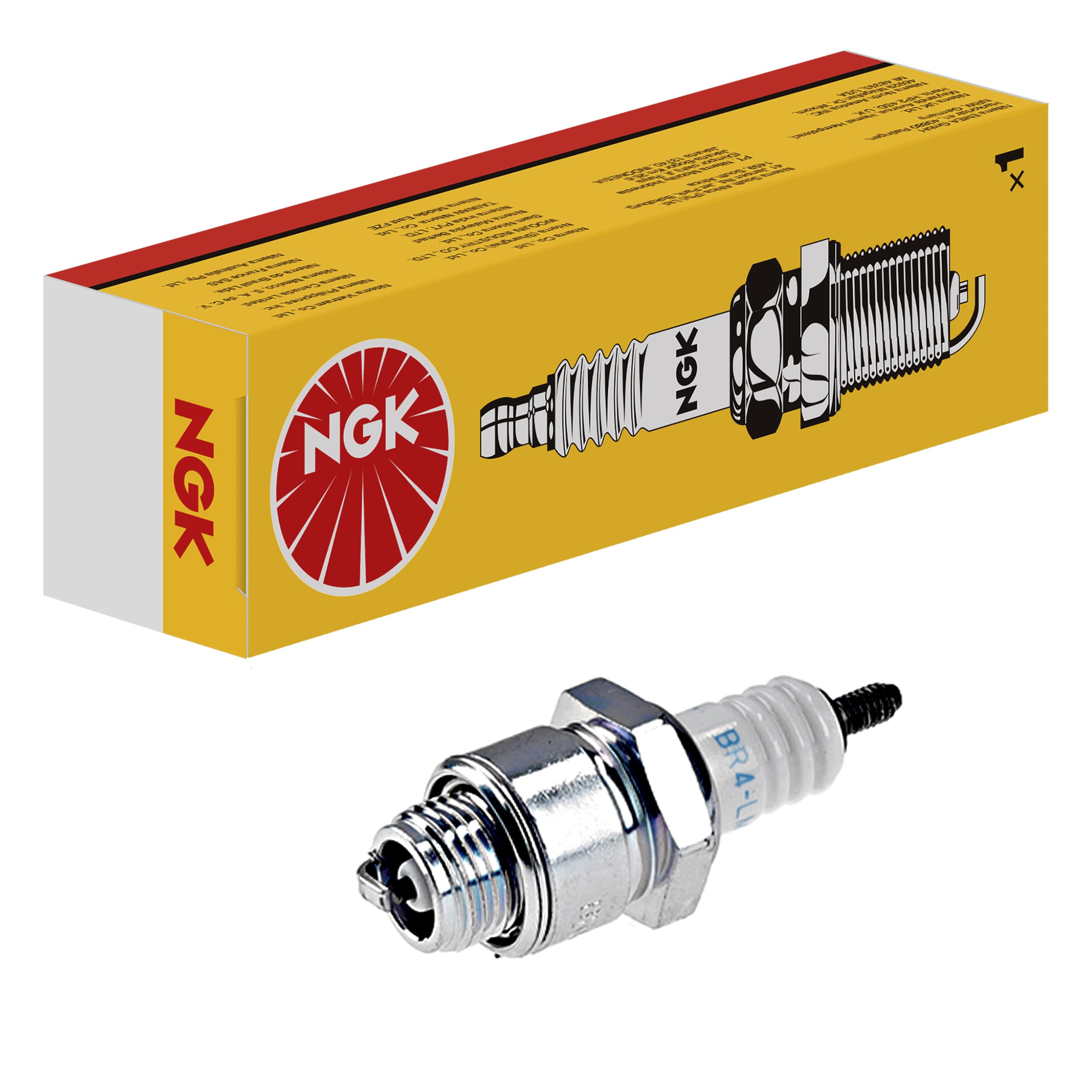 NGK Spark Plug Stens 130-916, NGK 4133/BR4LM, ea, 1