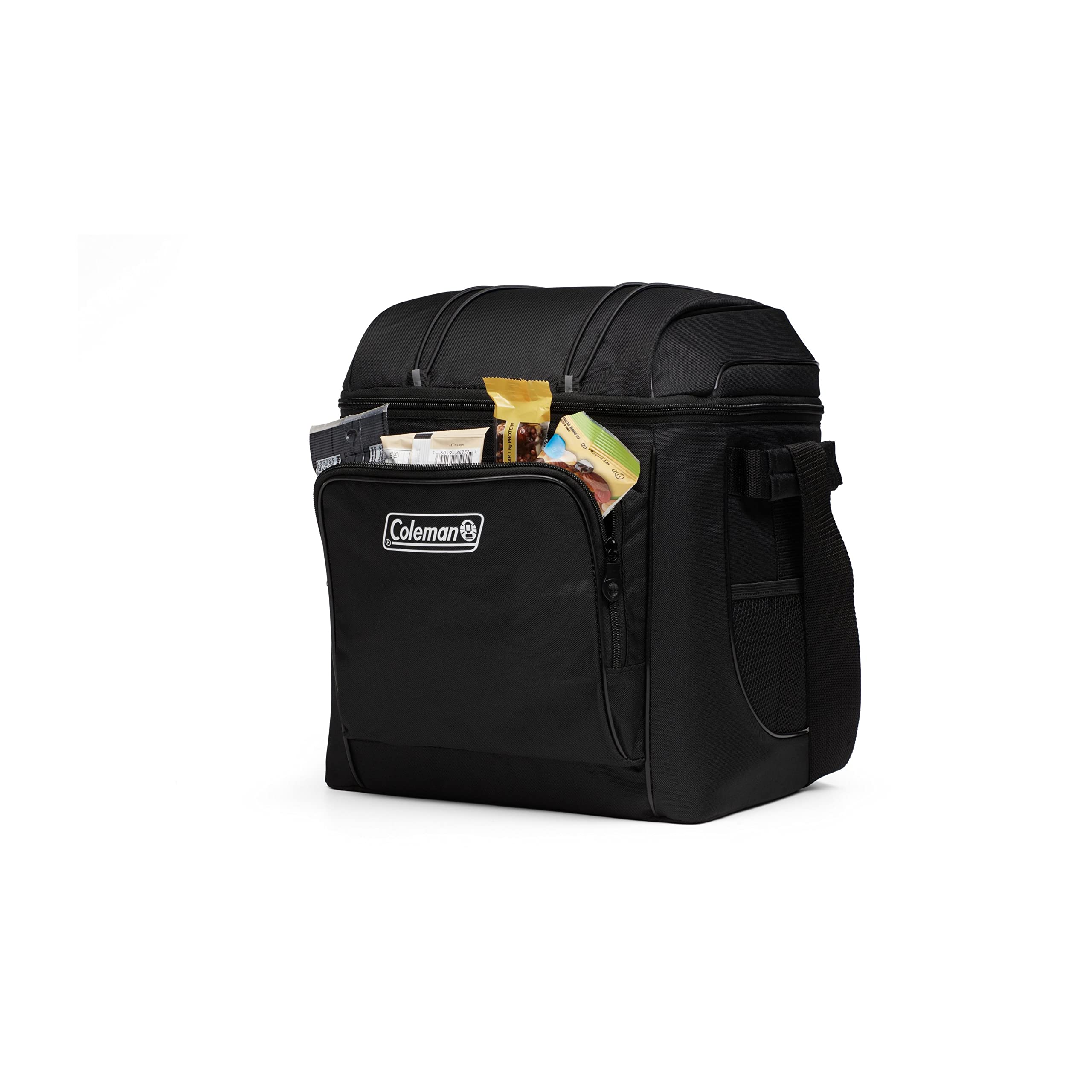 Coleman Insulated Chiller Soft Cooler, Leakproof 9/16/30 Can Cooler with 12+ Hour Ice Retention, Made with Recycled Materials, Great for Lunch, Camping, Beach, Pool, Sports, & More