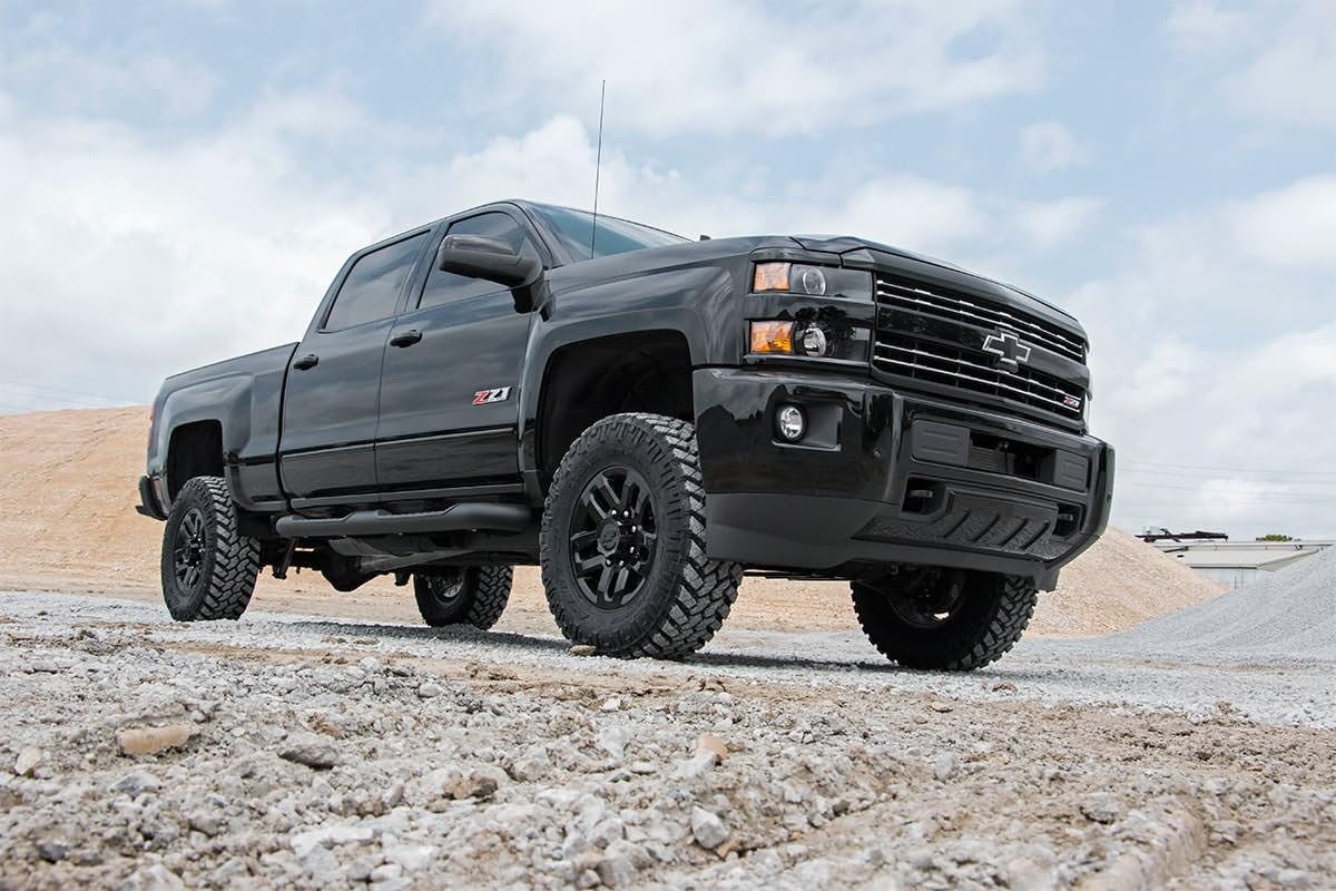 3.5" Rough Country Lift Kit for 2011-2019 Chevy/GMC 2500/3500 2WD/4WD- 95920RED