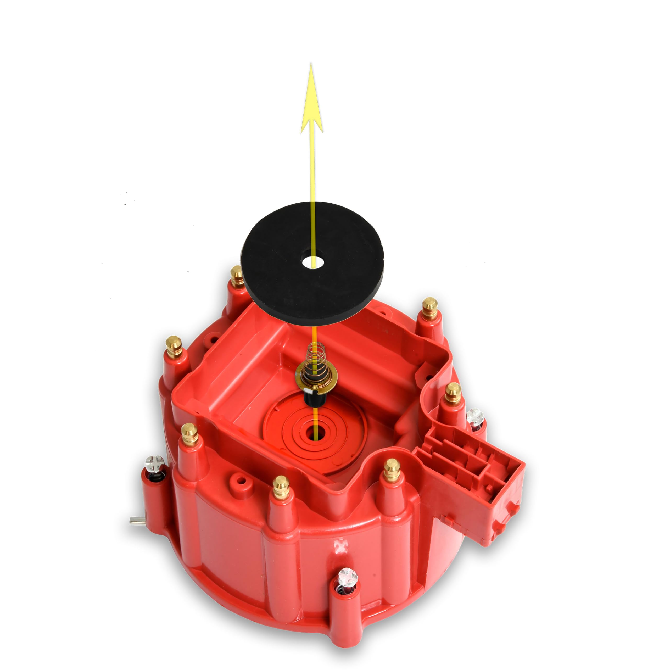 HEI Distributor Cap & Rotor Kit Pertronix D4011 (Red)