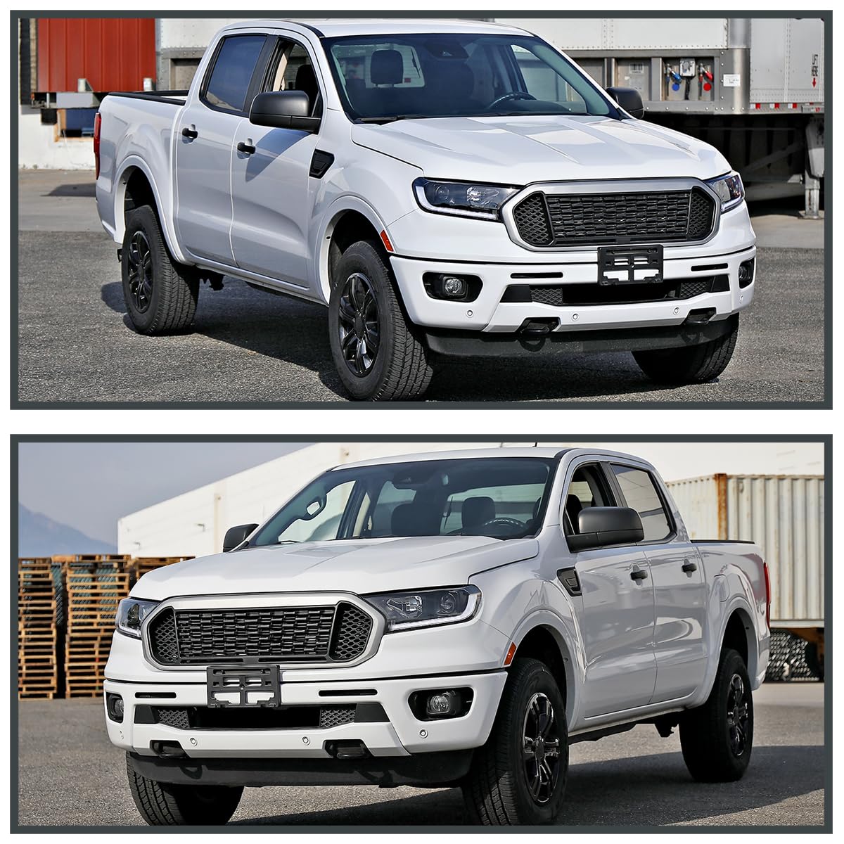 Black Sequential Projector Headlights SPEC-D TUNING Compatible with 2019-2022 Ford Ranger XL/XLT, Left + Right Pair Headlamps Assembly