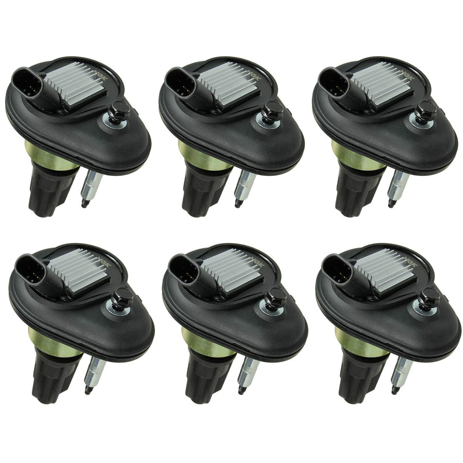 Coil-On-Plug Ignition Coil NGK U5080-6 (49174), Pack of 6