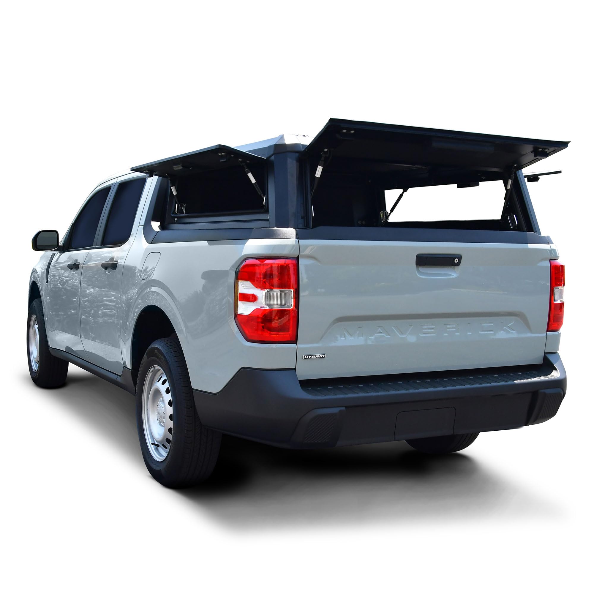 EXP Truck Cap Westin 16-14795 with Solid Front Glass fits 2022-2024 Maverick Matte Black