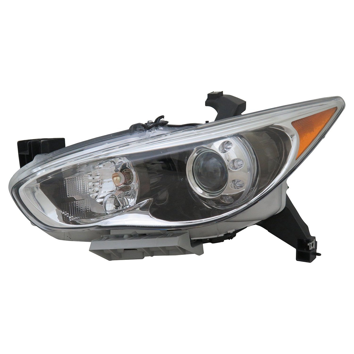Left TYC Headlight Assembly Compatible with 2014-2015 Infiniti QX60