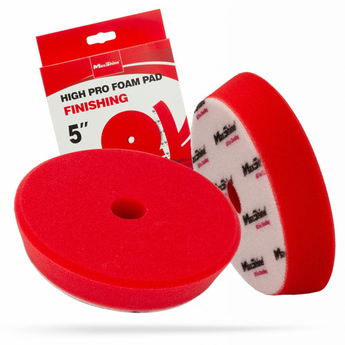 5” Maxshine Universal High Foam Finishing Polishing Pad with Center Hole | Professional Foam Pad for Car Detailing, Paint Refinement & Enhancement | Removes Heavy Defects, Swirls & Scratches