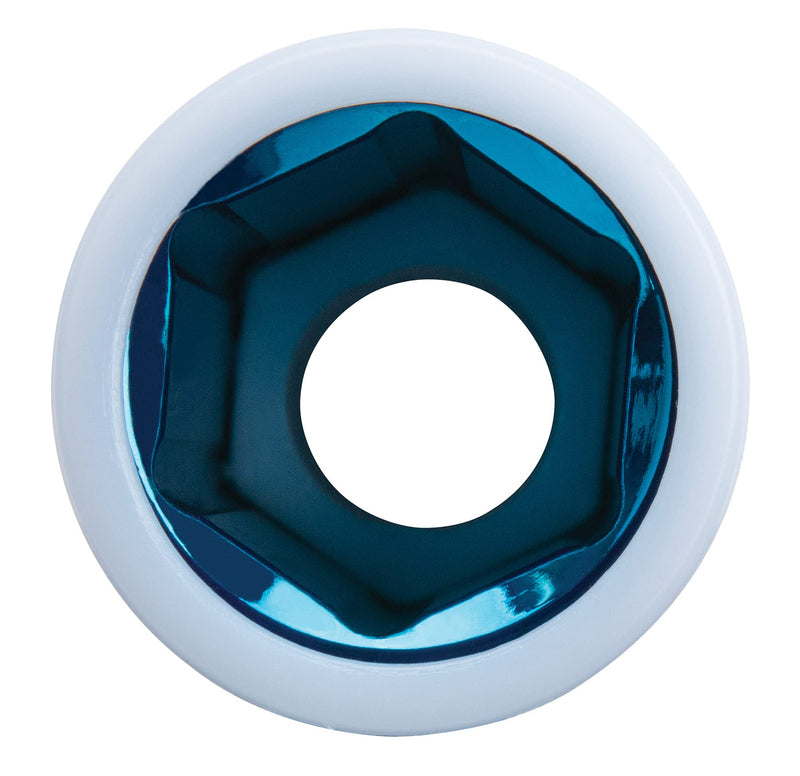 Performance Tool 1/2-Inch Impact Drive W32923 17mm Thin Wall Socket, Blue