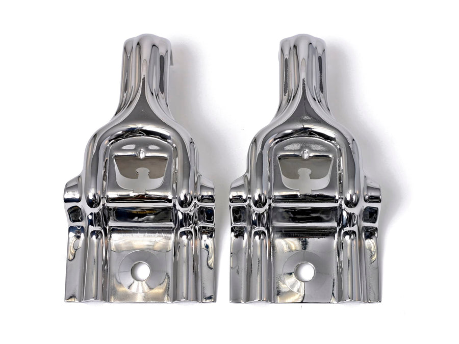 Upper Radiator Brackets Drake Muscle Cars E7SZ-8A193-S Polished Stainless Pair