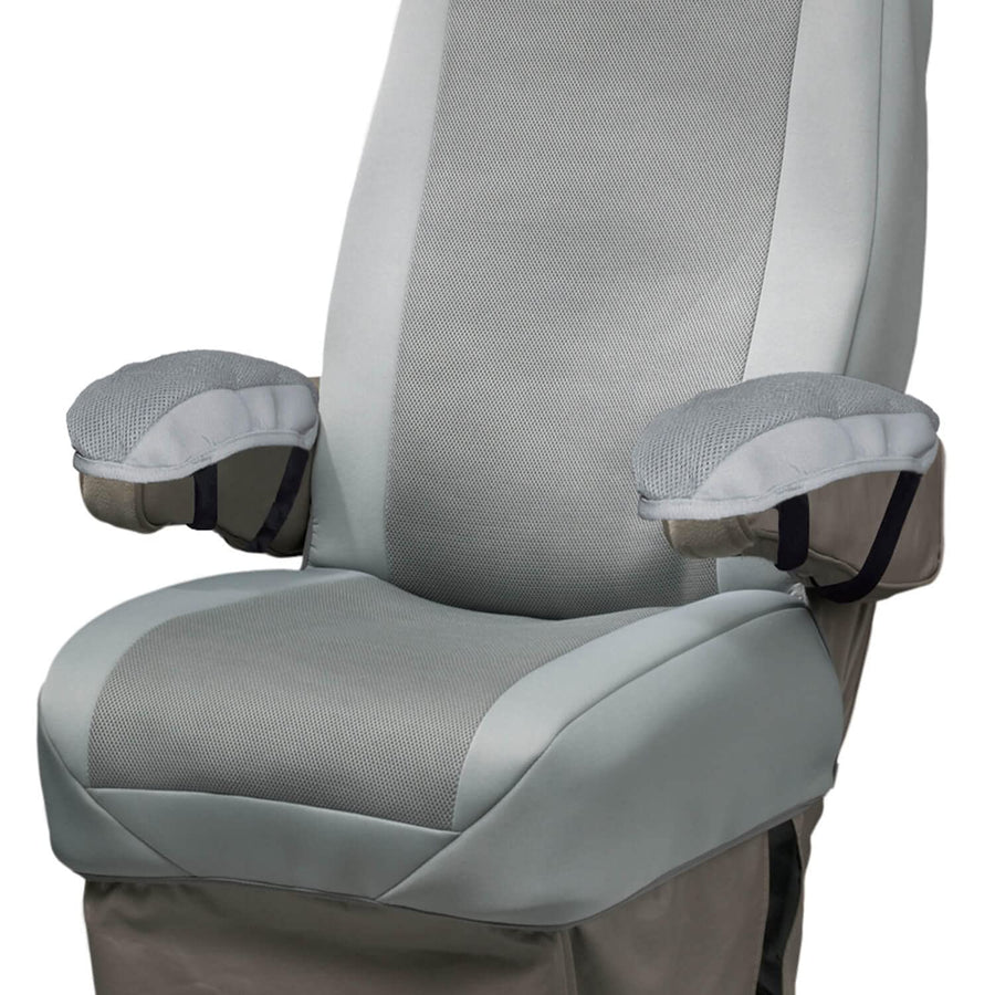 Covercraft Universal Seat Glove Seat Cover for RVs and Vans, Single Bucket Seat (Gray/Gray)