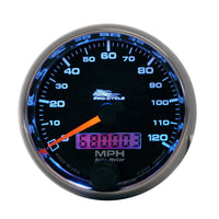 Speedo AutoMeter Gauge, 2 5/8", 120 Mph, Elec, Black, Pro-Cycle (19340)
