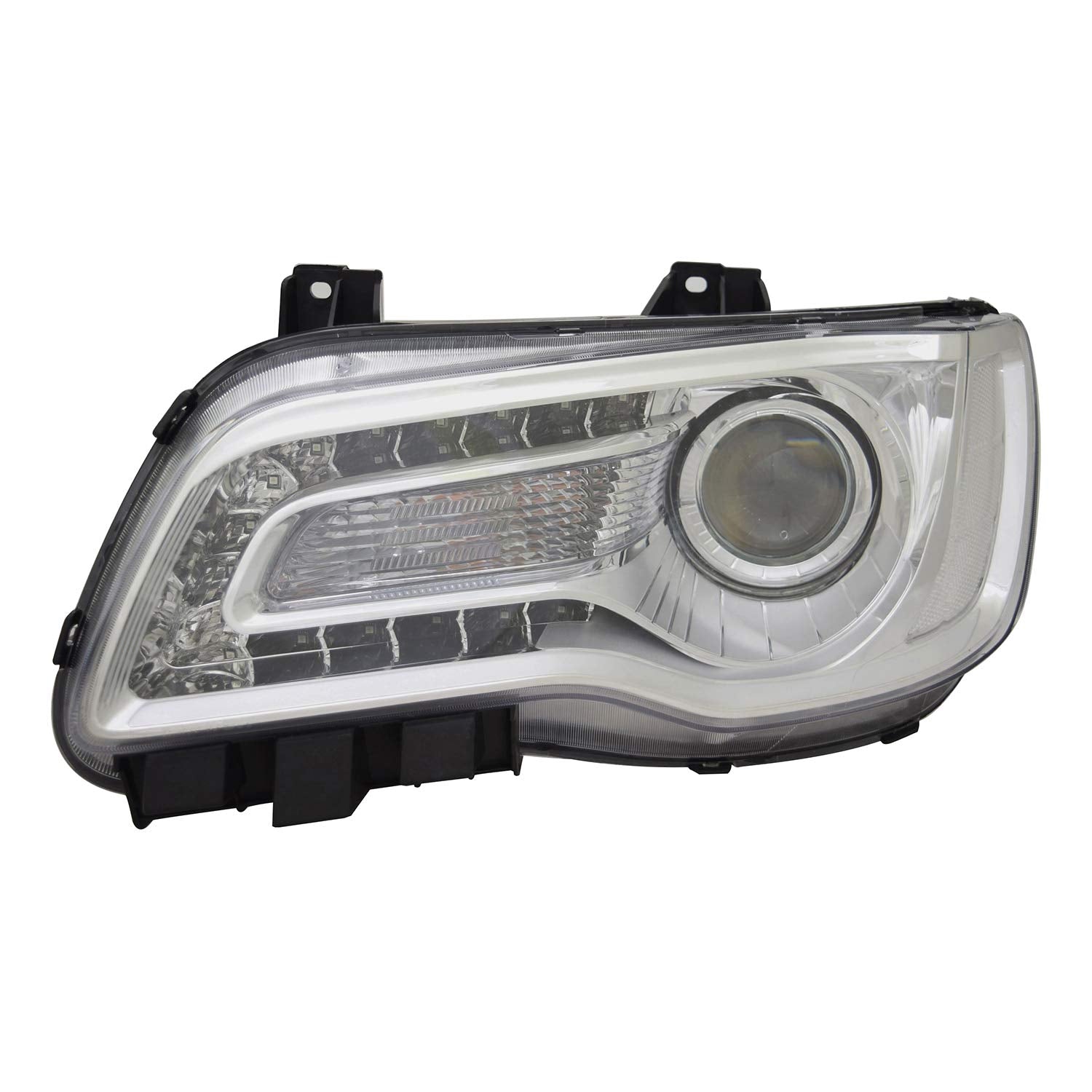 Left TYC Headlight Assembly Compatible with 2018-2021 Chrysler 300