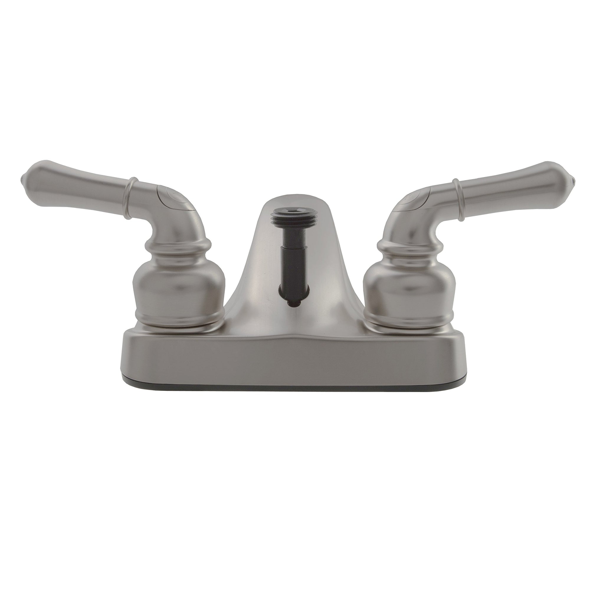 Dura Faucet RV Bathroom Faucet DF-PL720C-SN with Classical Handles and Shower Hose Diverter (Brushed Satin Nickel)