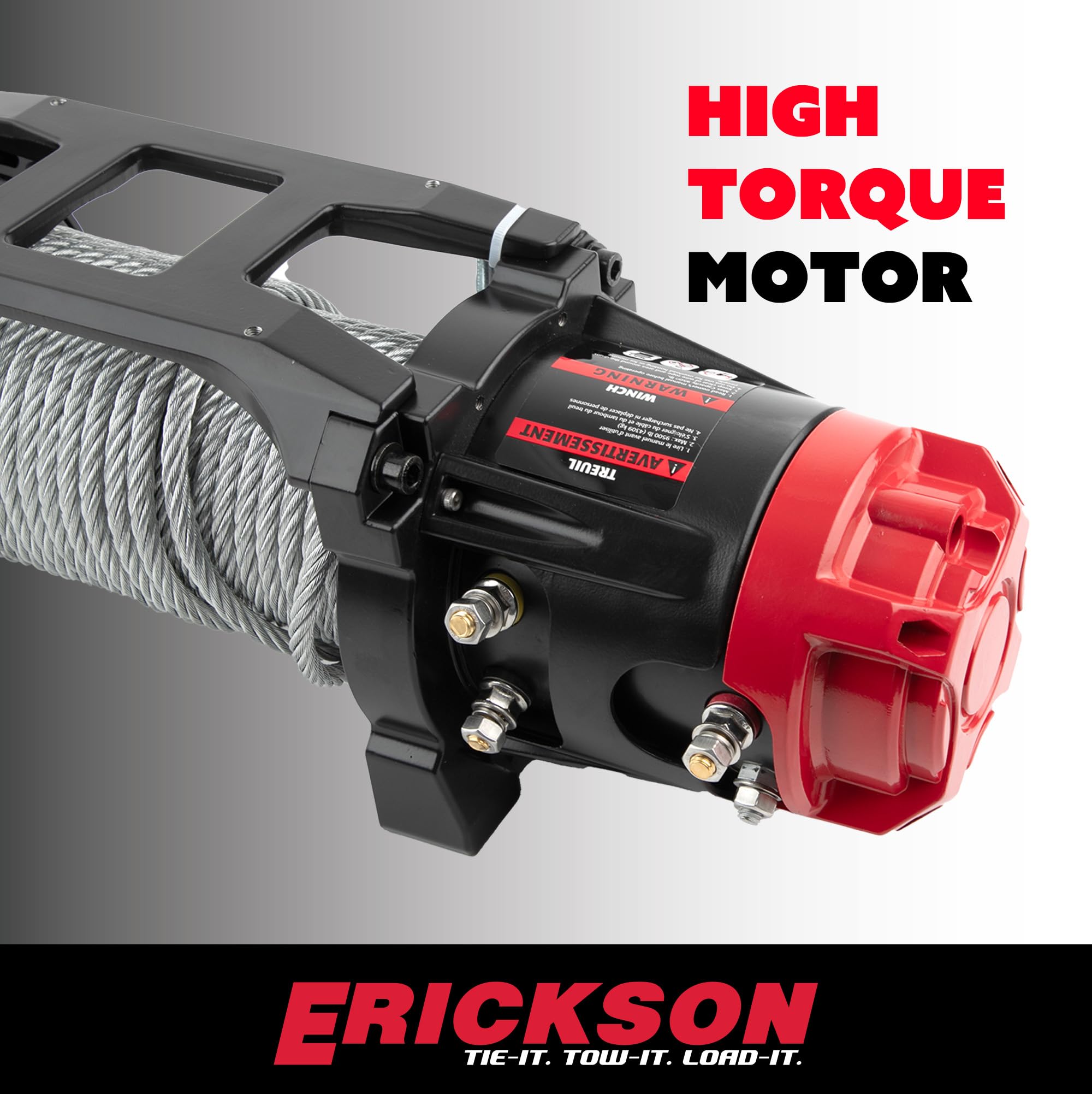 12V Waterproof Electric Winch 9500lb with Steel Cable and Wired or Wireless Remote, Ideal for Trucks Heavy Duty Vehicles and Trailers