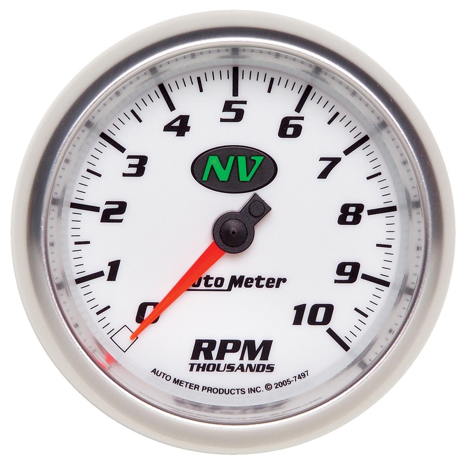 Auto Meter NV 3-3/8" 10000 RPM In-Dash Tachometer 7497