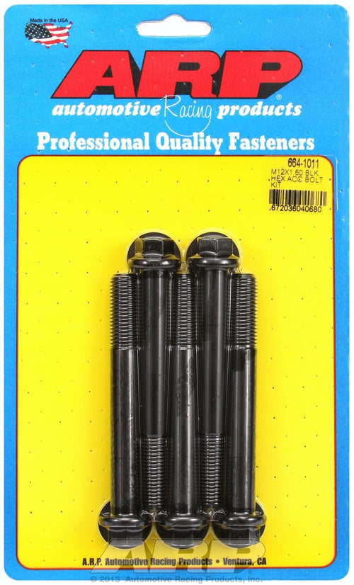 Hex ARP (664-1011) Oxide Bolt, Black