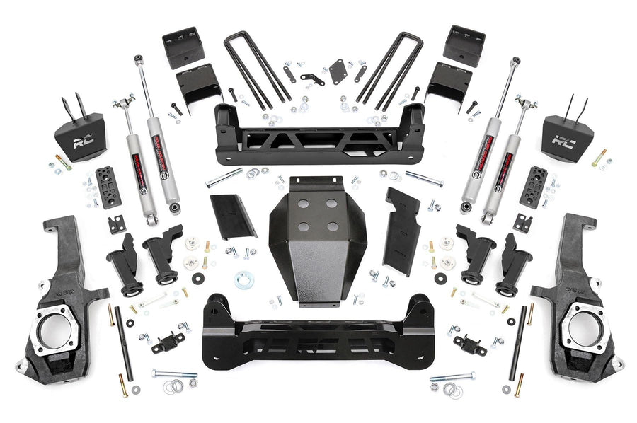 Rough Country 7.5" Drop Kit Torsion Bar for 11-19 Chevy/GMC 2500/3500 HD - 10430
