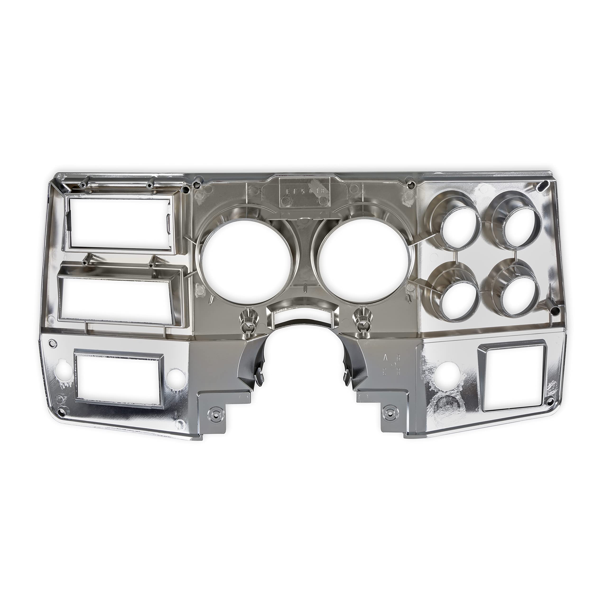 05-218 Brothers Trucks Instrument Cluster Bezel - With A/C - Black/Chrome