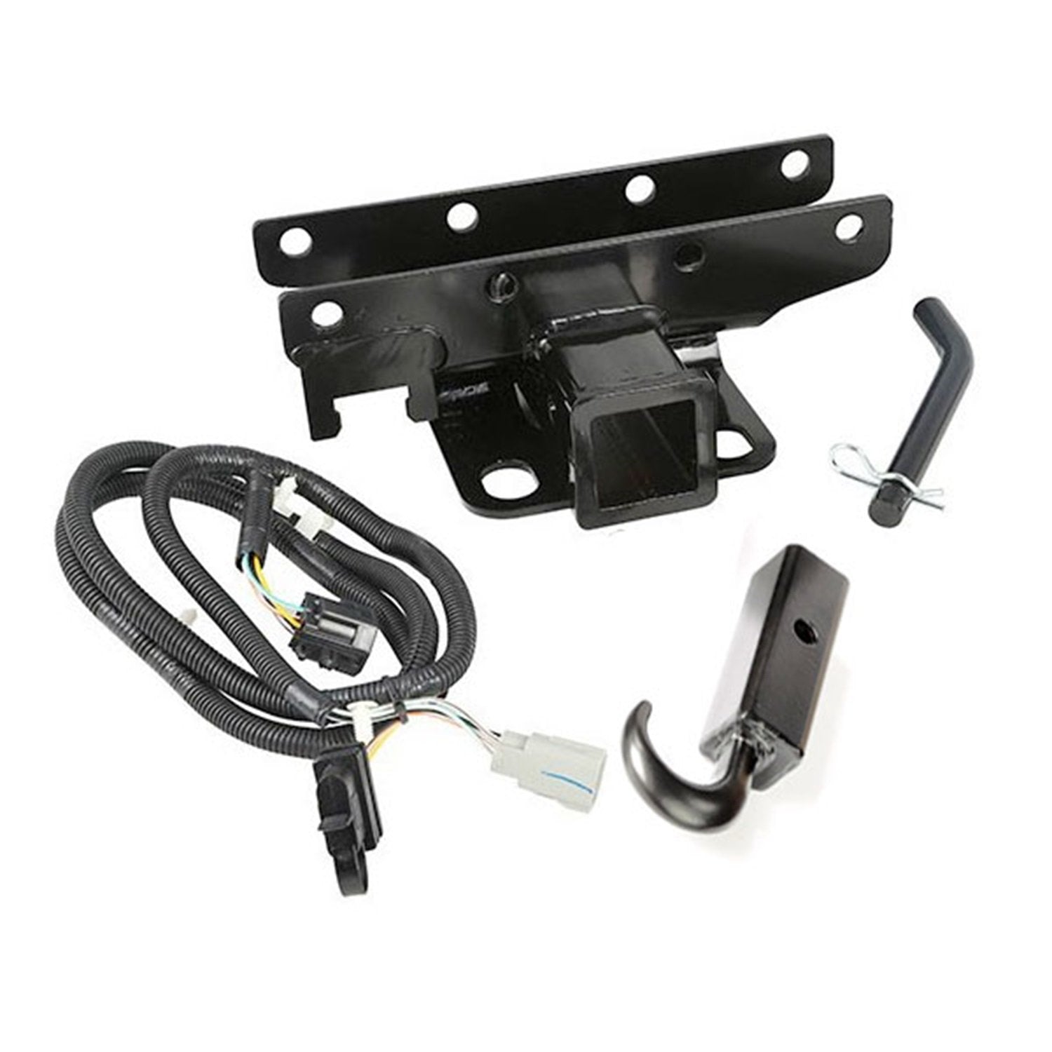 Trailer Hitch Kit Rugged Ridge 11580.63, Hook; 07-18 Jeep Wrangler JK
