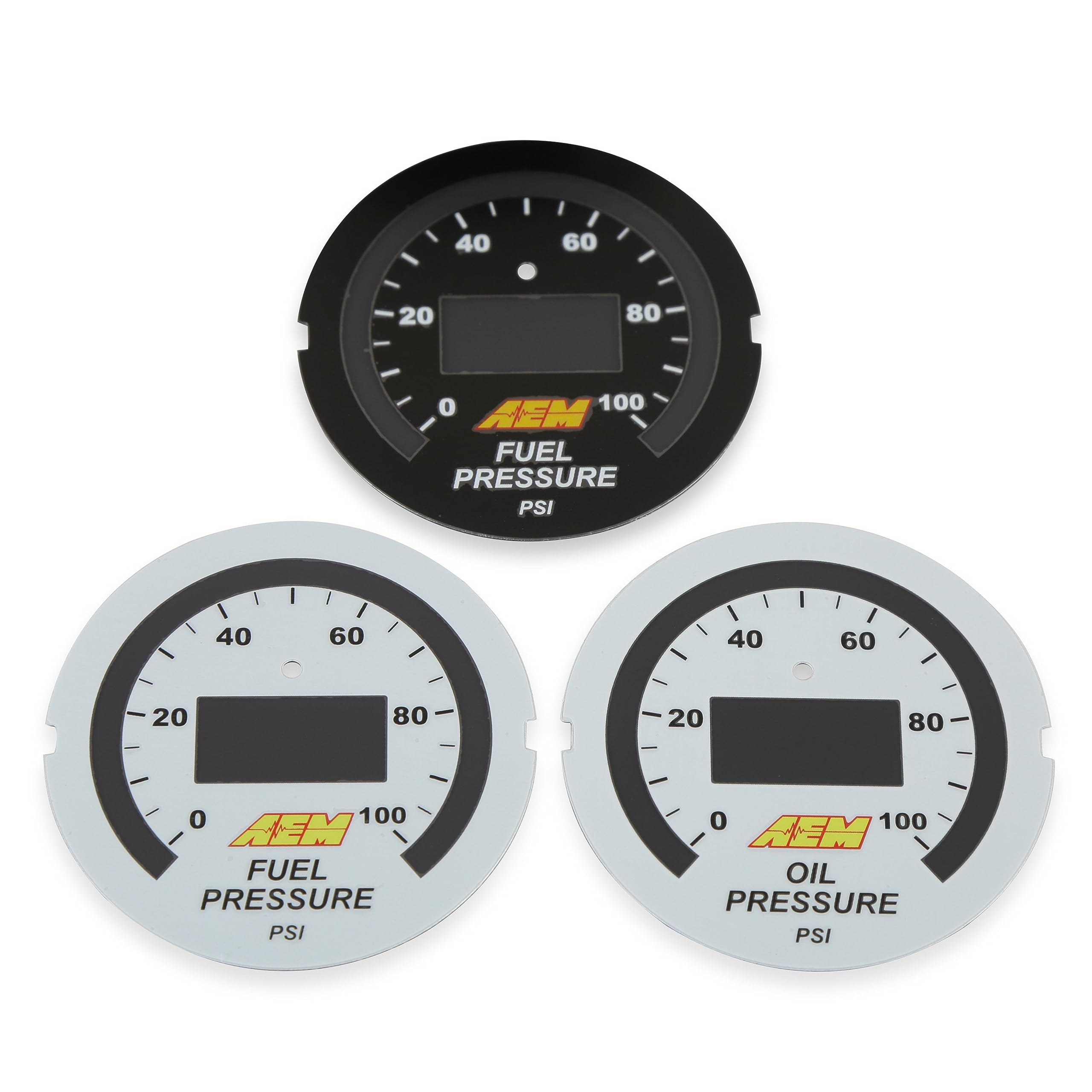 0-100 PSI AEM 30-4401 Oil or Fuel Pressure Gauge