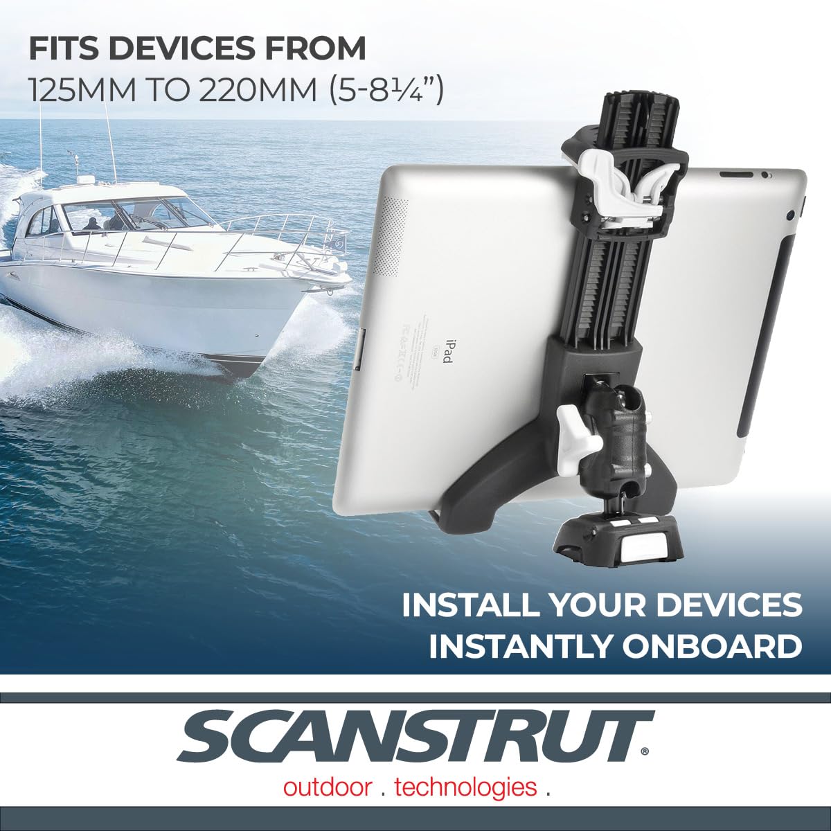 ROKK Mini for Tablet Scanstrut RLS-508-401 with Screw Down Mount